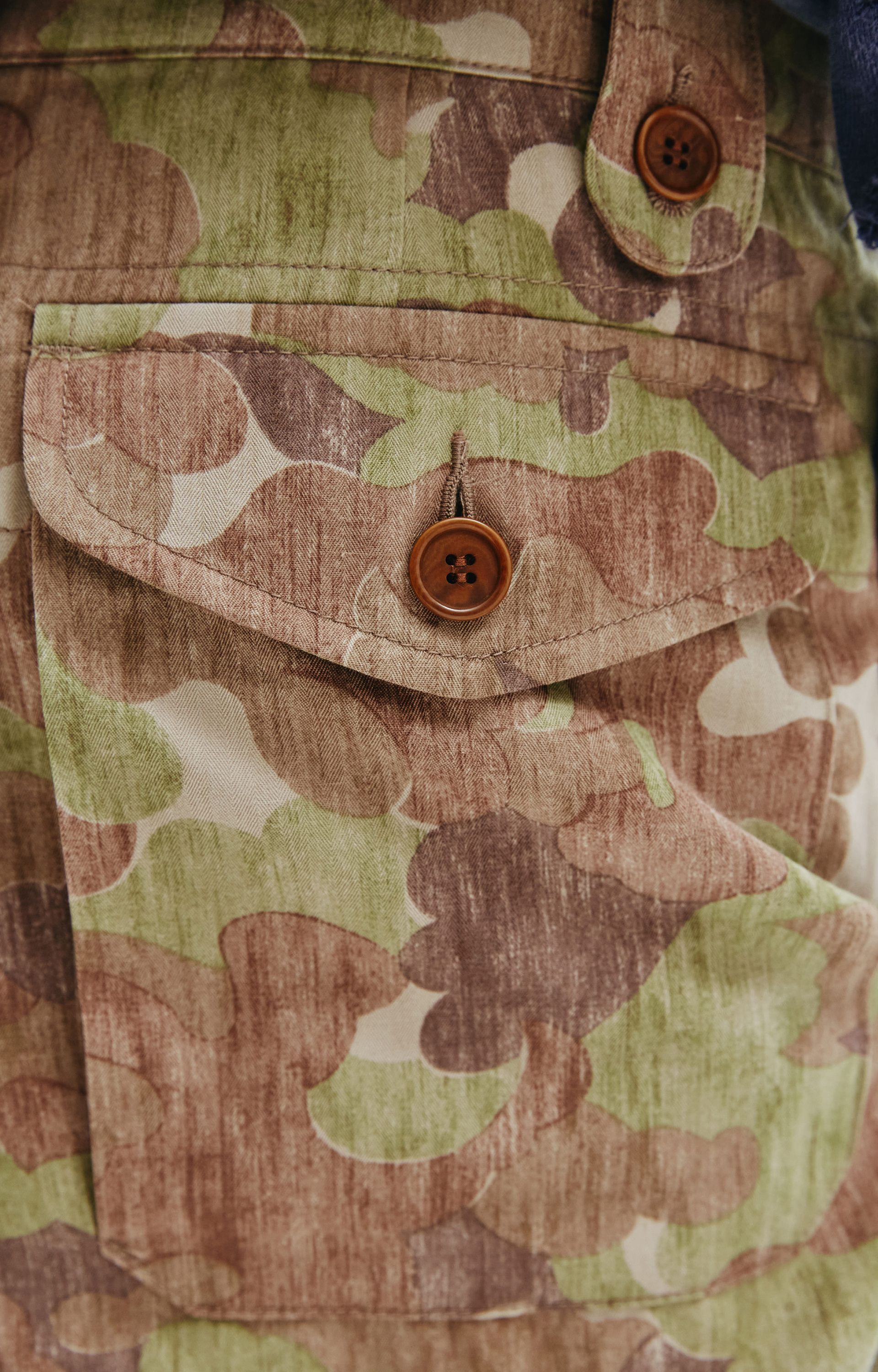 visvim Coronel camo trousers with patch pockets