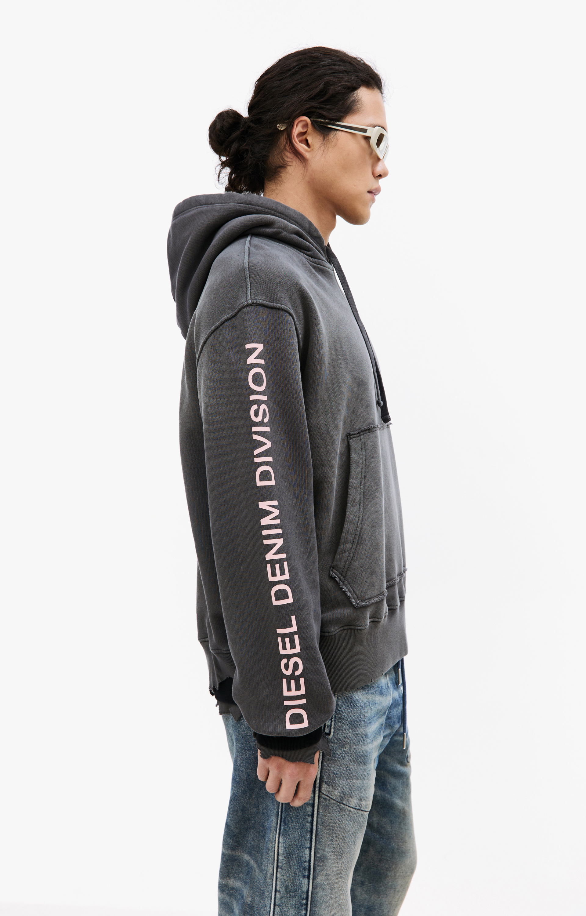 Diesel S-Macsrot printed hoodie