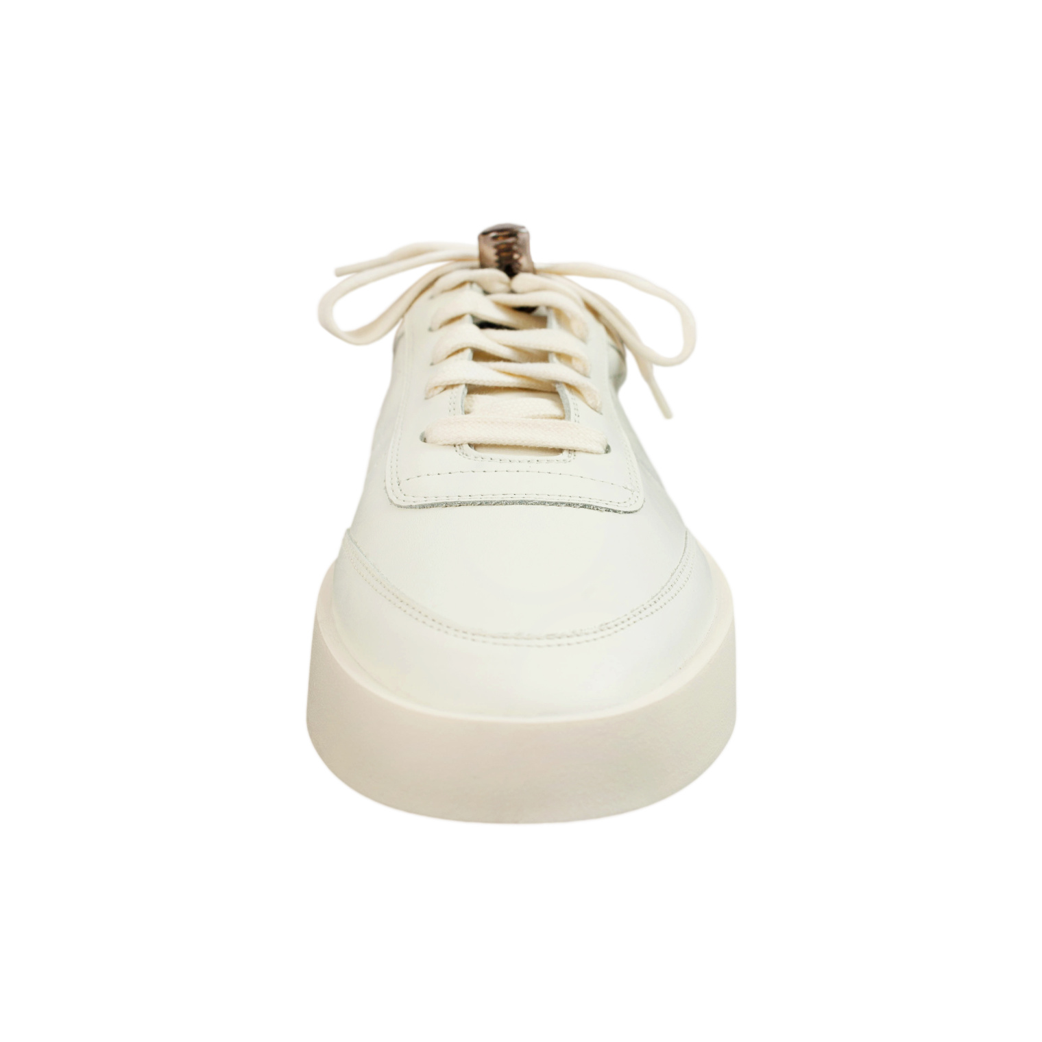 Fear of God White Leather Tennis Sneakers