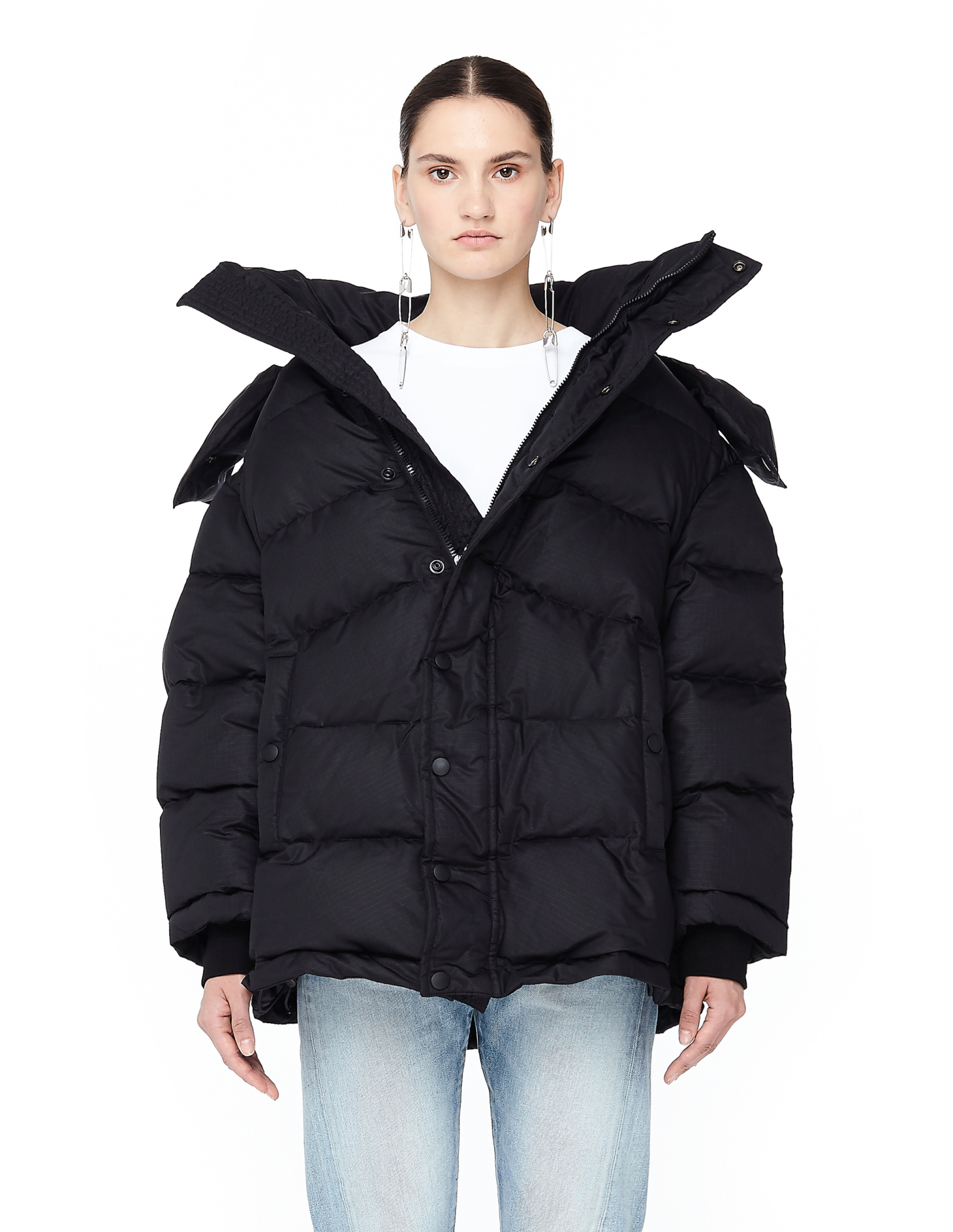 Balenciaga Swing Oversized Quilted Puffer Jacket