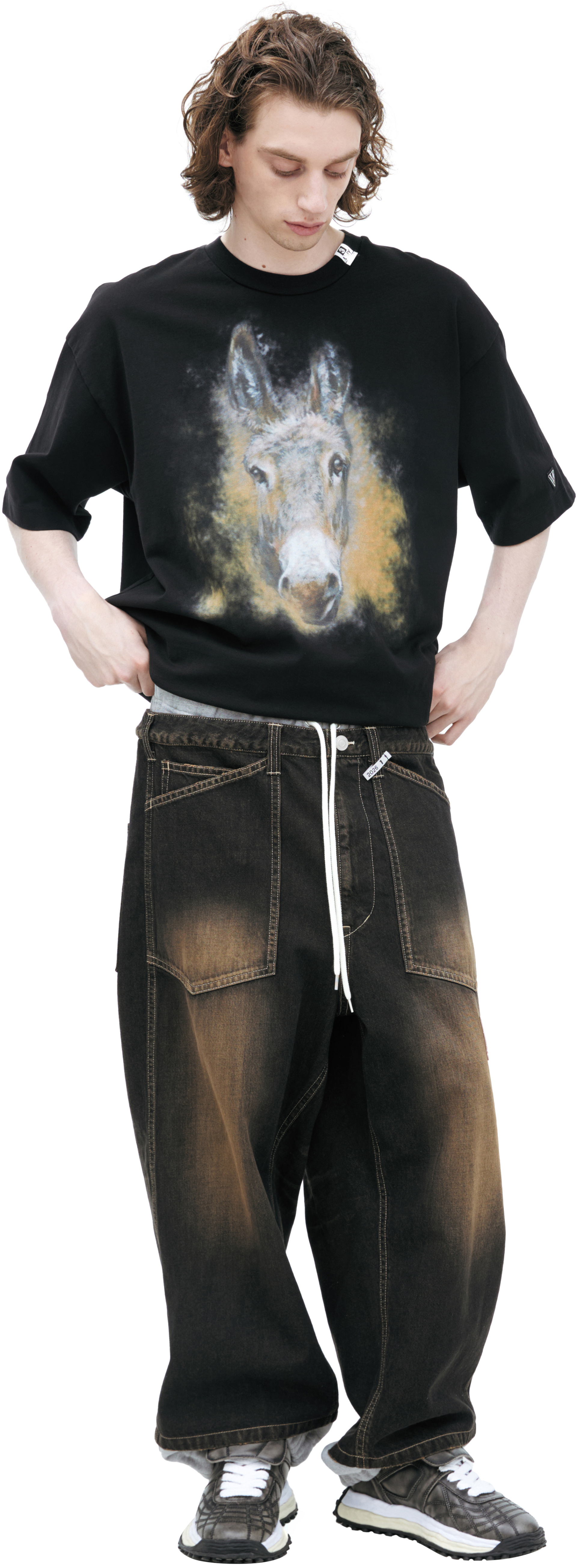 Maison Mihara Yasuhiro Jeans with patch pockets