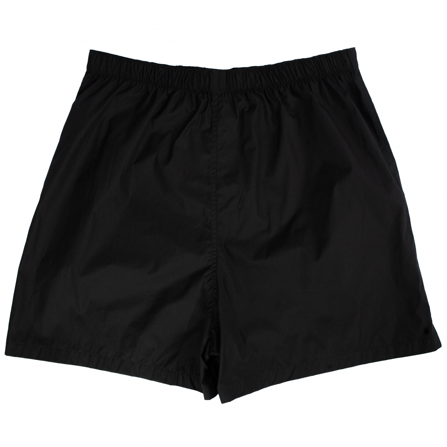 Cotton Boxer Shorts in Black