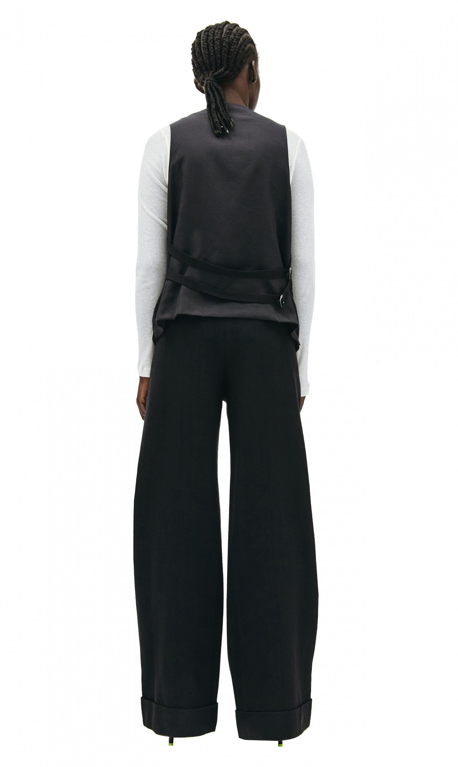 Ann Demeulemeester Charlotte wool waistcoat in black