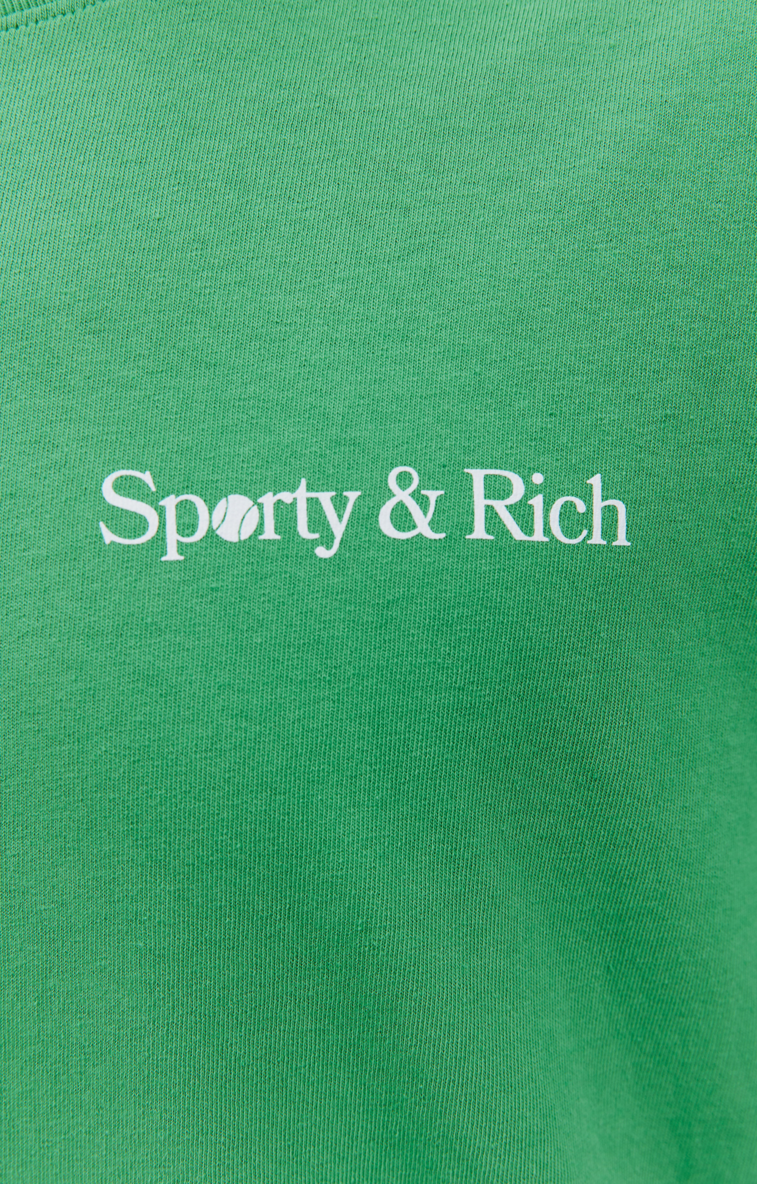 SPORTY & RICH Green \'LA Racquet\' t-shirt