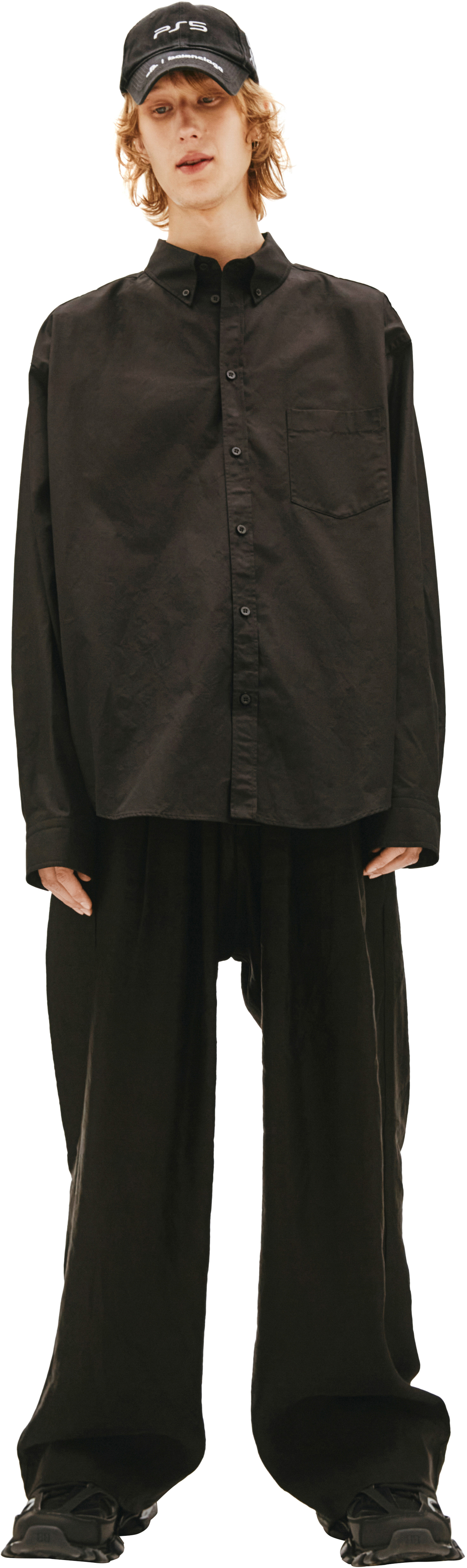 Balenciaga Printed FREE Black Shirt