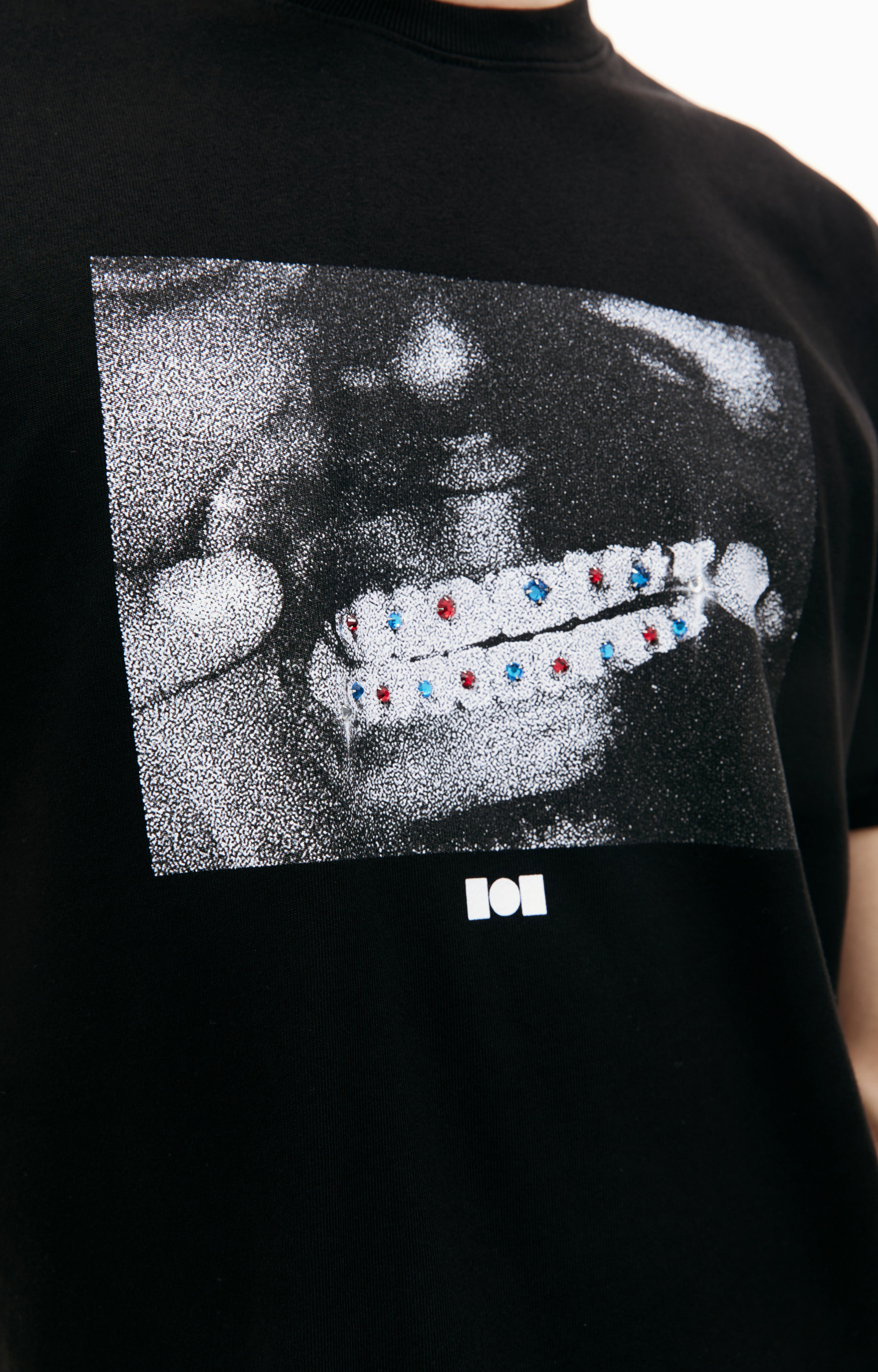 Nahmias Nahmias x Kodak Black crystal grillz t-shirt