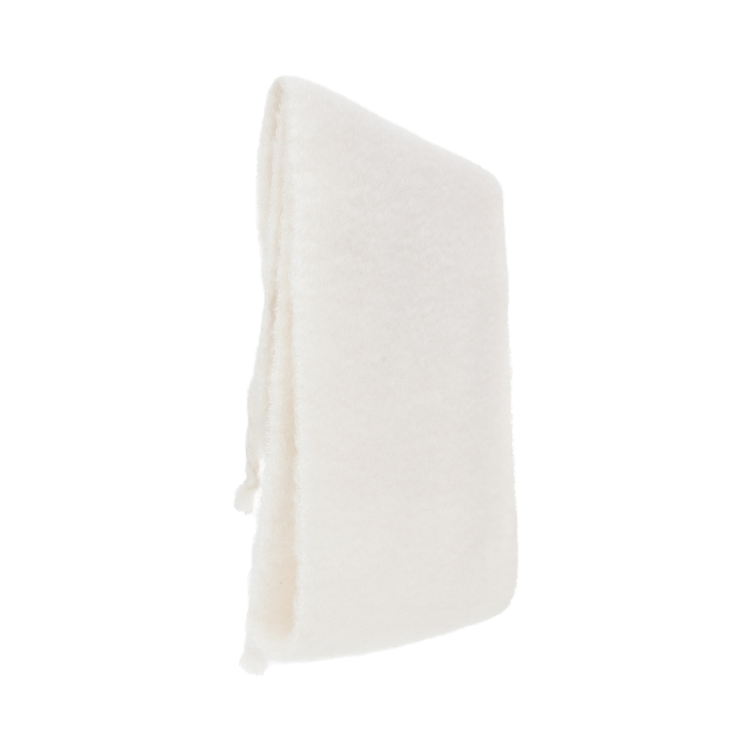 Jil Sander White knit mohair scarf