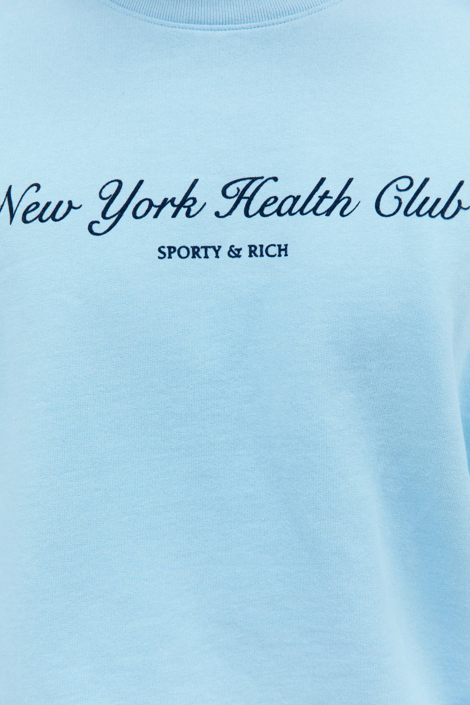 SPORTY & RICH \'NY Health Club\' printed sweatshirt