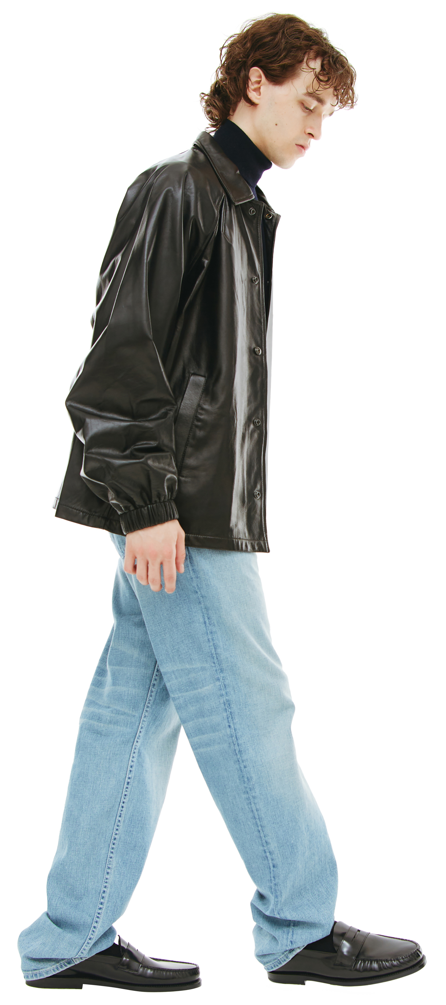 Enfants Riches Deprimes Embroidered leather jacket