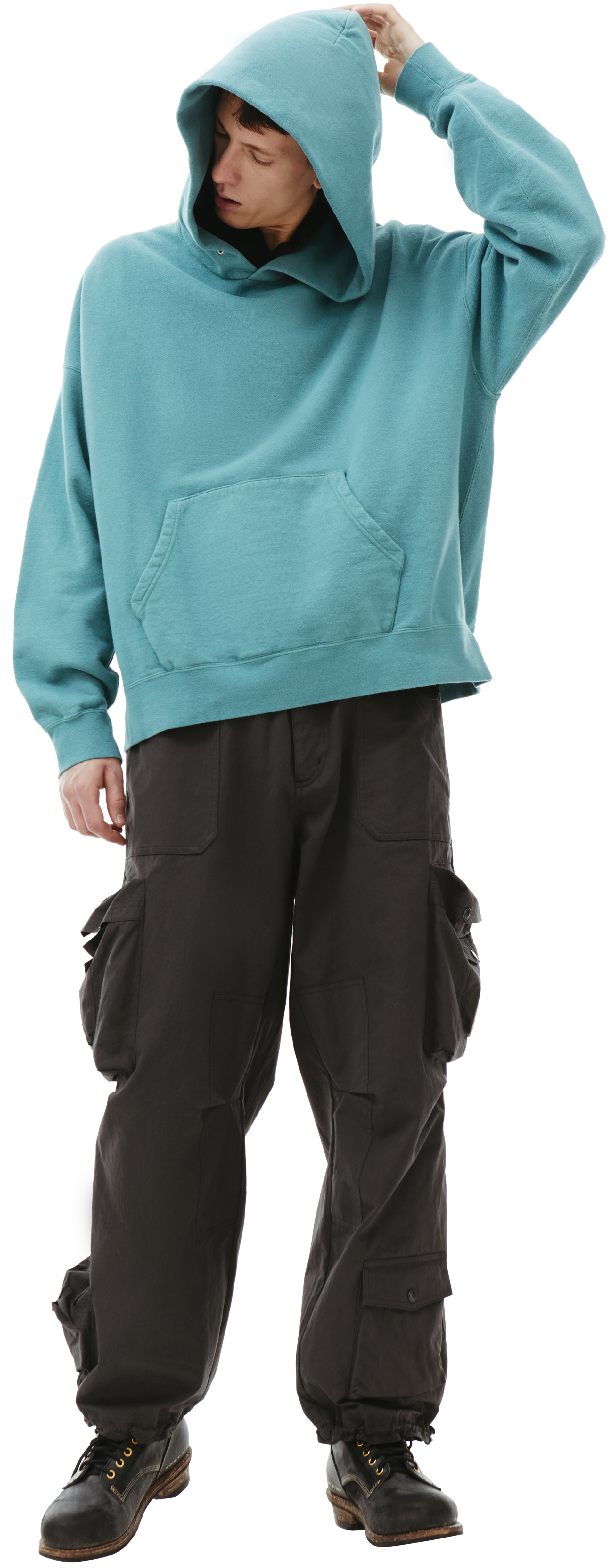 visvim Distressed Cotton Hoodie