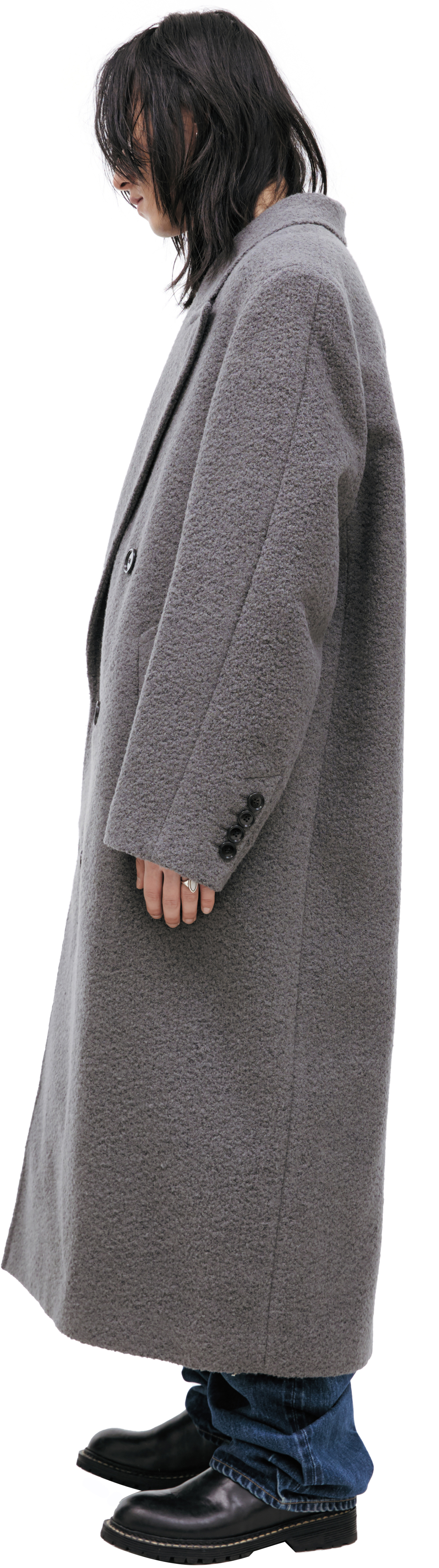 AMI PARIS Double-breasted wool coat