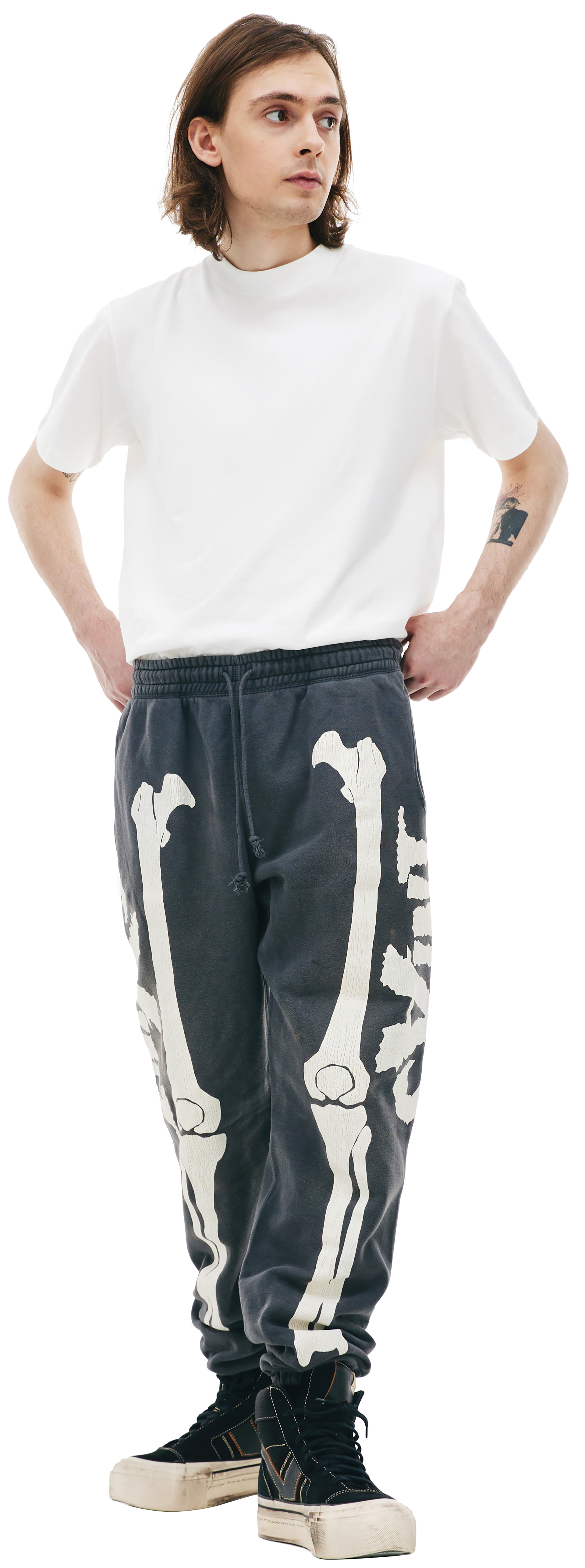 Saint Michael Bone printed sweatpants