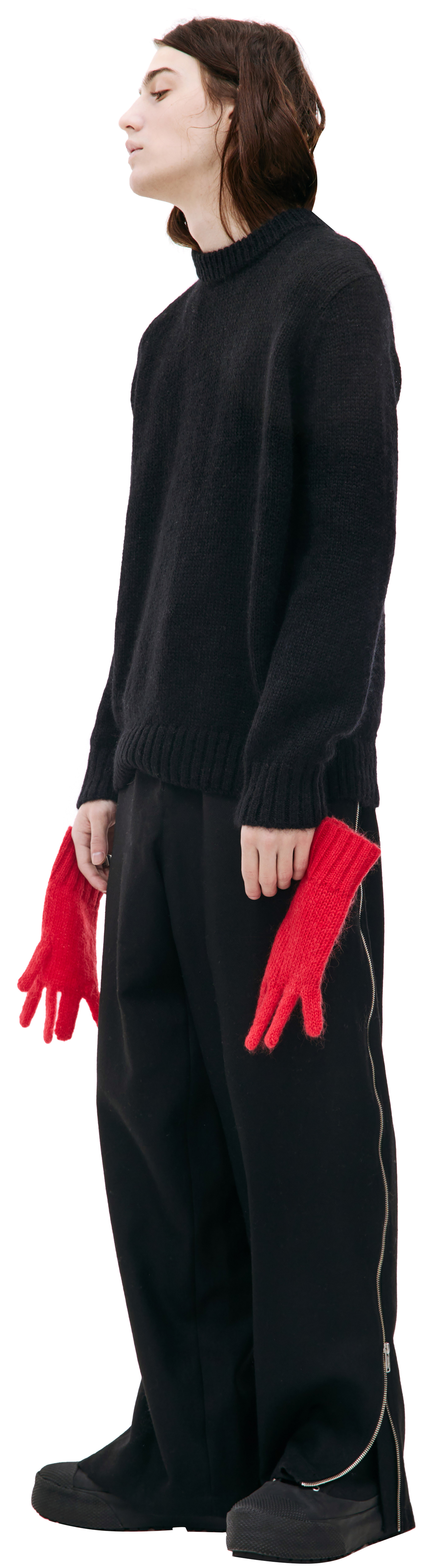 CHARLES JEFFREY LOVERBOY Sweater with removable gloves