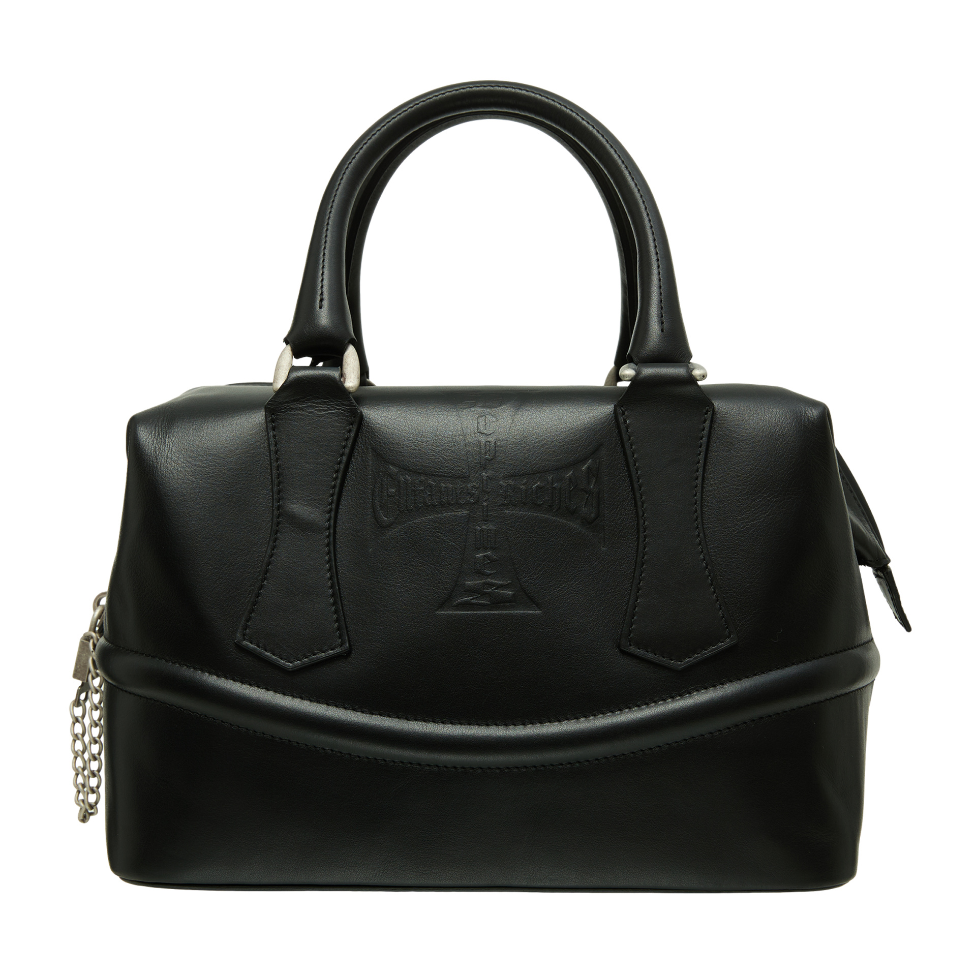 Enfants Riches Déprimés Leather bowling bag with logo