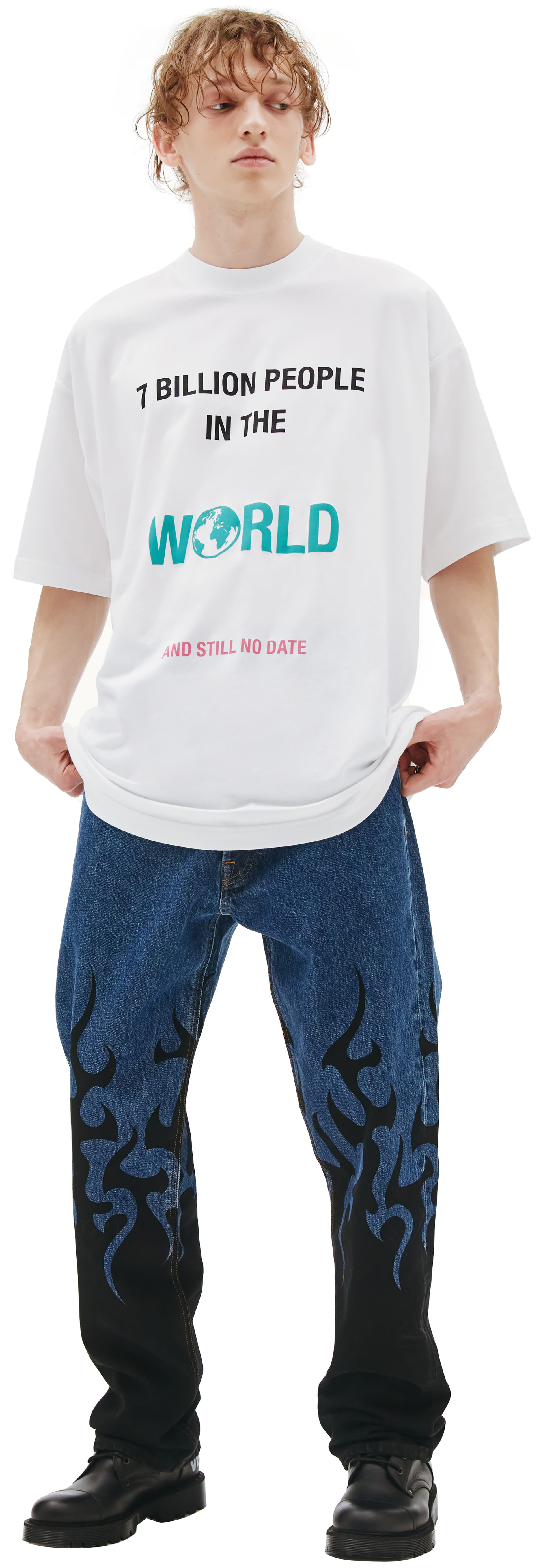 VETEMENTS Still no date Oversized t-shirt