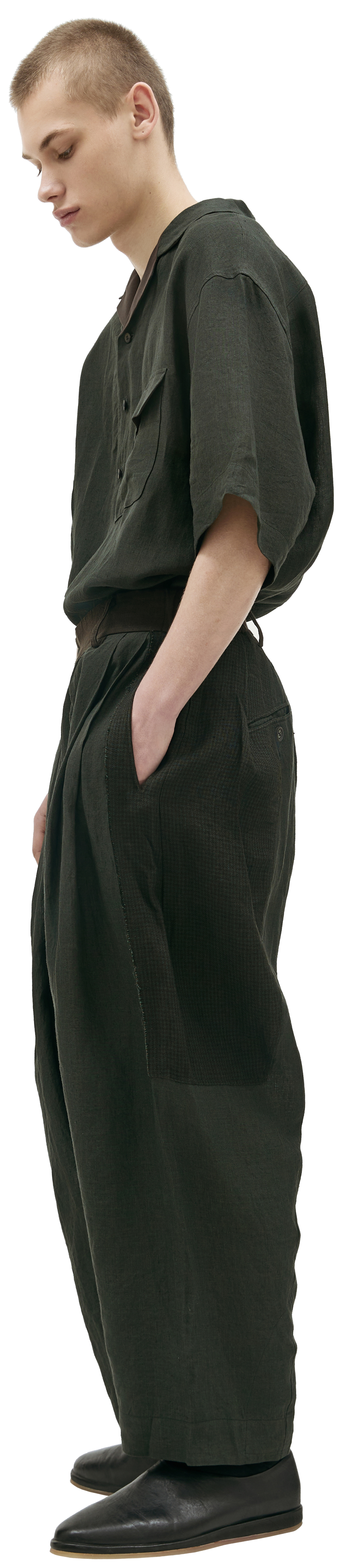 Ziggy Chen Side paneled trousers