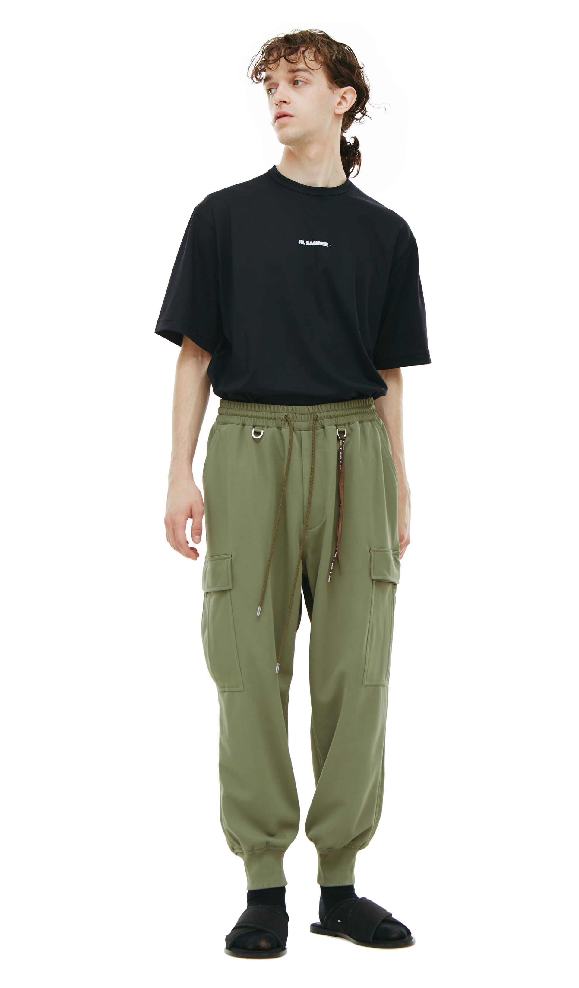 Mastermind WORLD Khaki cargo trousers