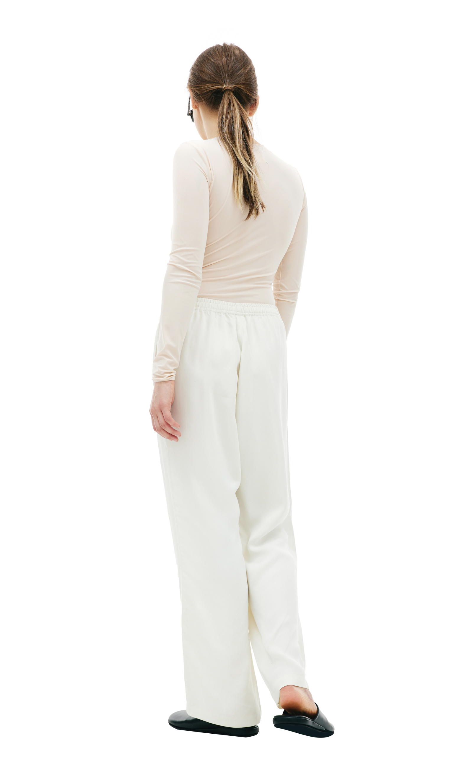 KIMMY White straight trousers