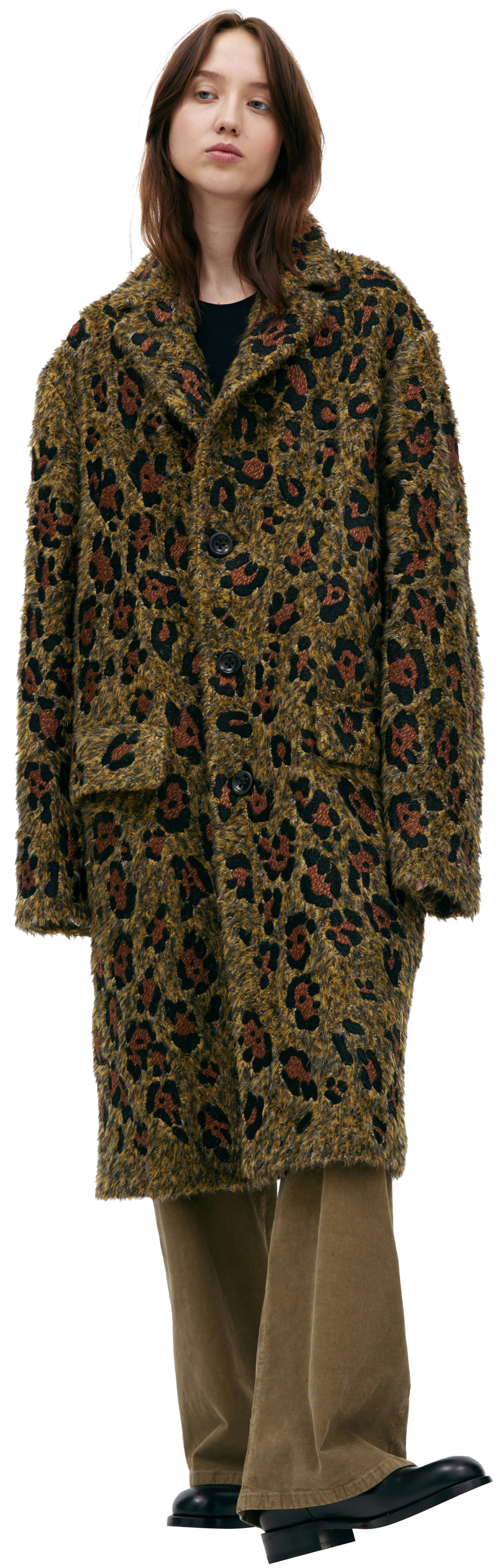 Dries Van Noten Animalistic print coat