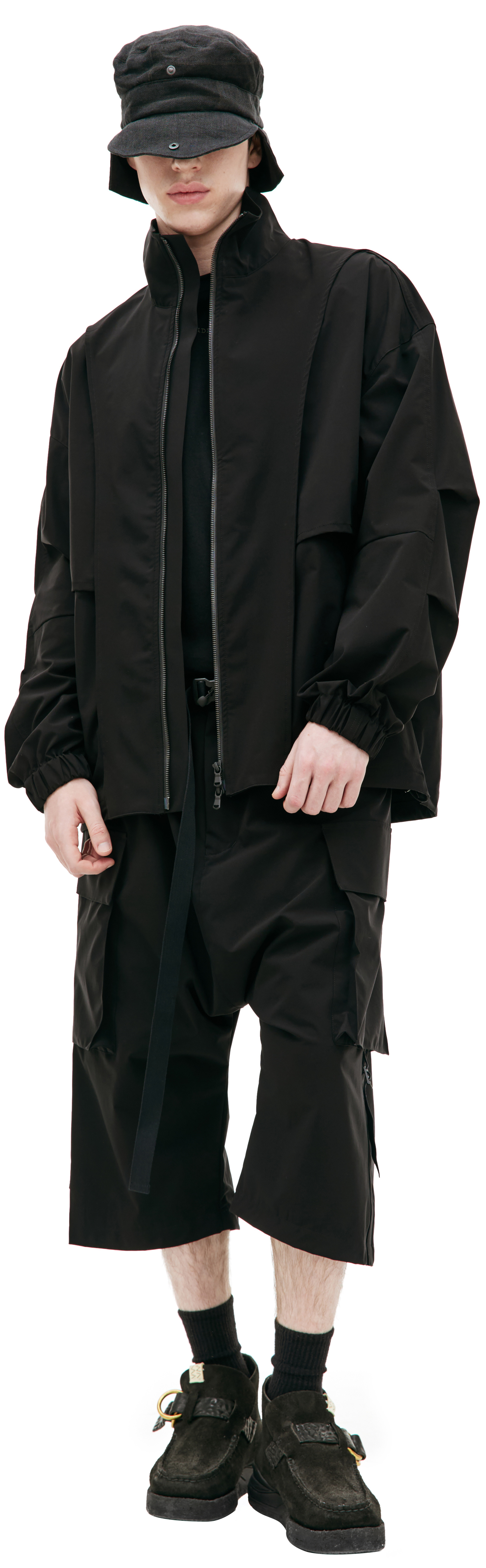 The Viridi-Anne Water-repellent hooded jacket