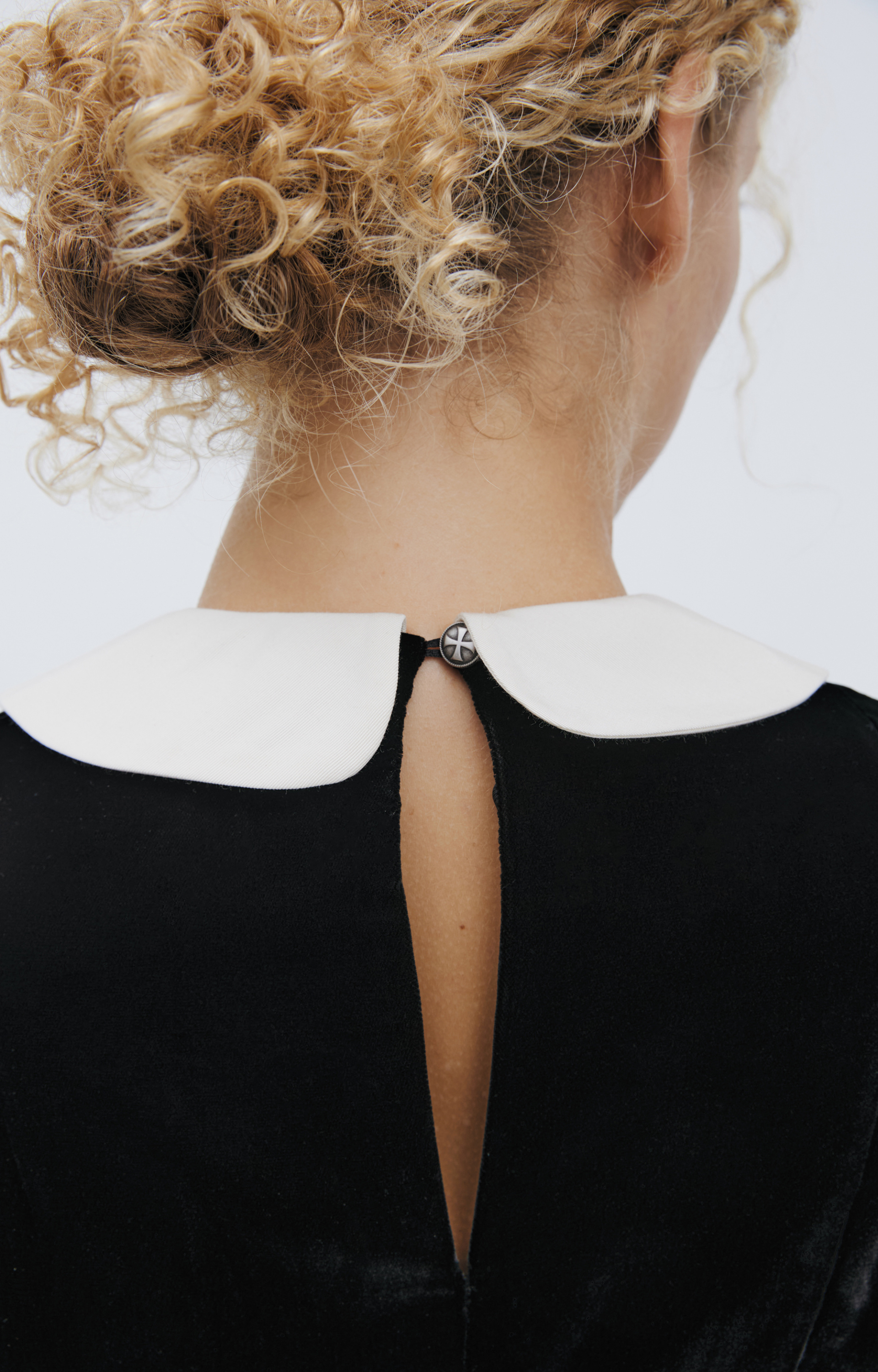 Enfants Riches Déprimés Black dress with a collar