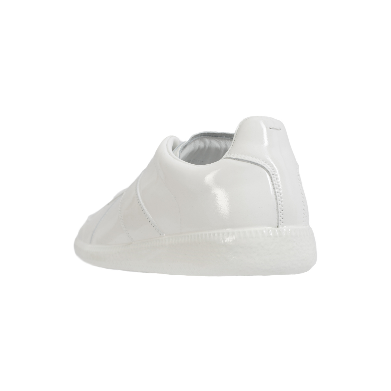 Maison Margiela Replica Patent Leather Sneakers In White