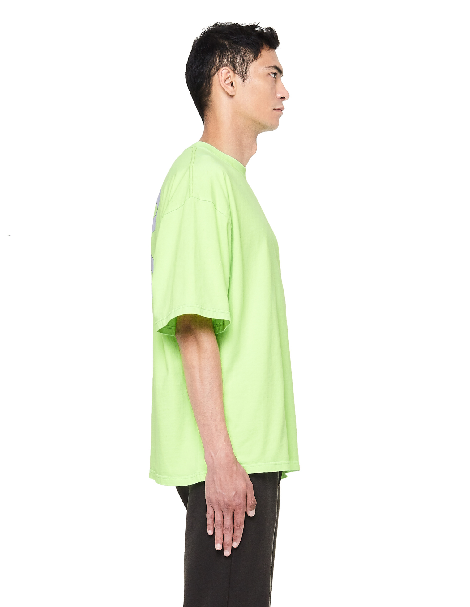 Balenciaga Ego Printed Fluo Green T-shirt