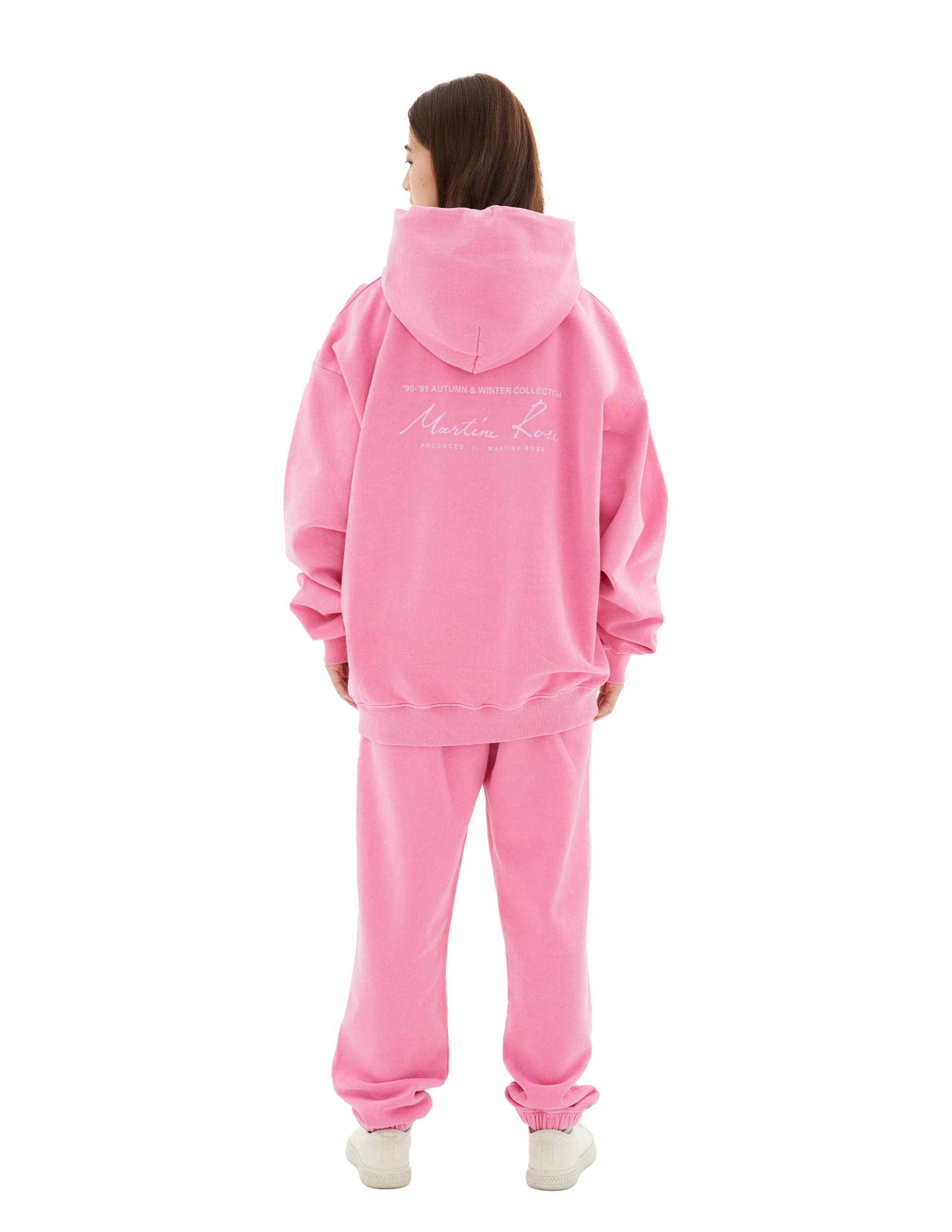 Martine Rose Pink print hoodie