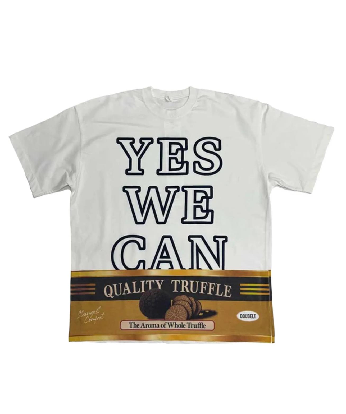 Doublet Yes We Can TRUFFLE T-shirt