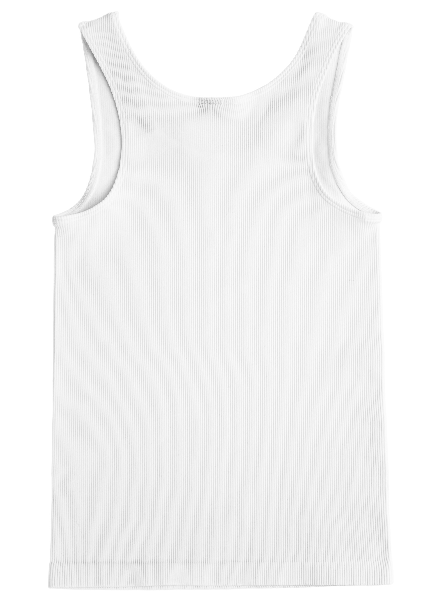 Balenciaga Ribbed tank top in white