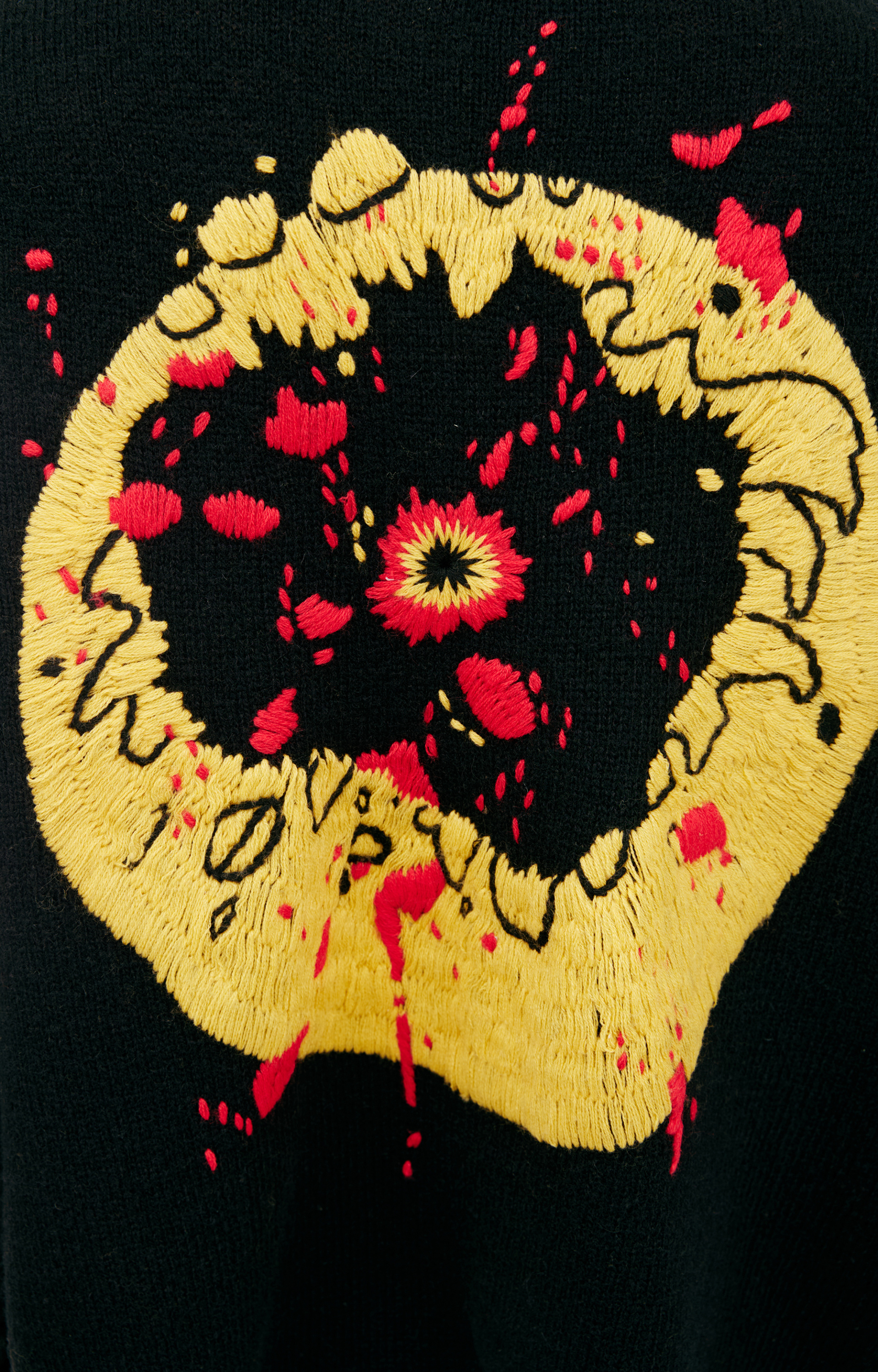 Saint Mxxxxxx Embroidered knit sweater