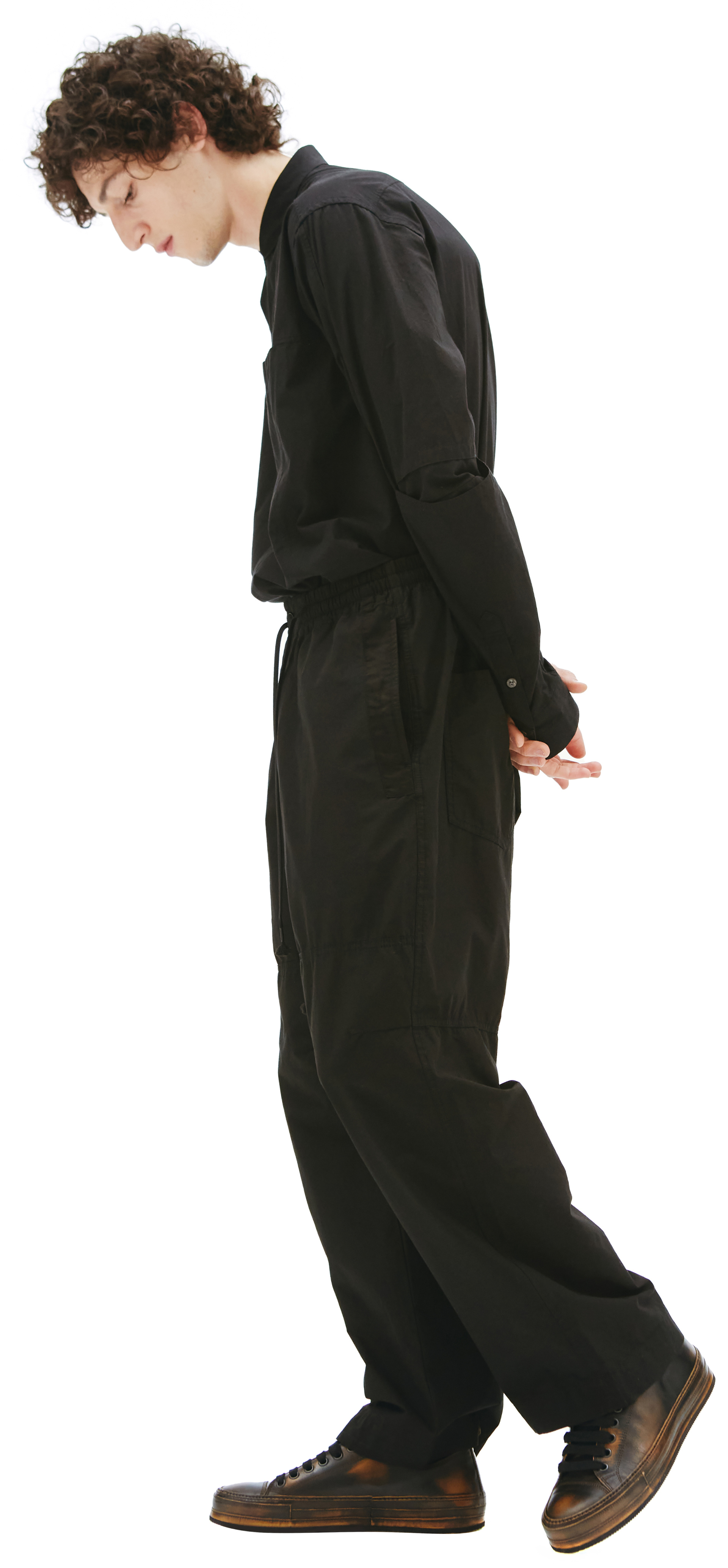 The Viridi-Anne Dyed Wide trousers