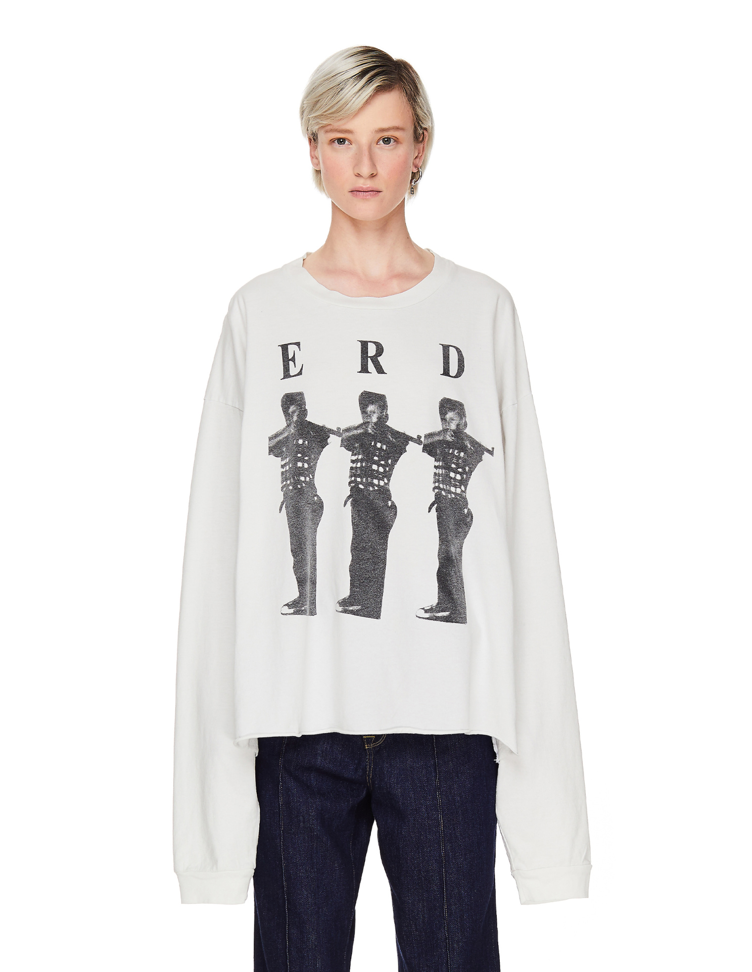 Enfants Riches Deprimes Белый лонгслив E.R.D
