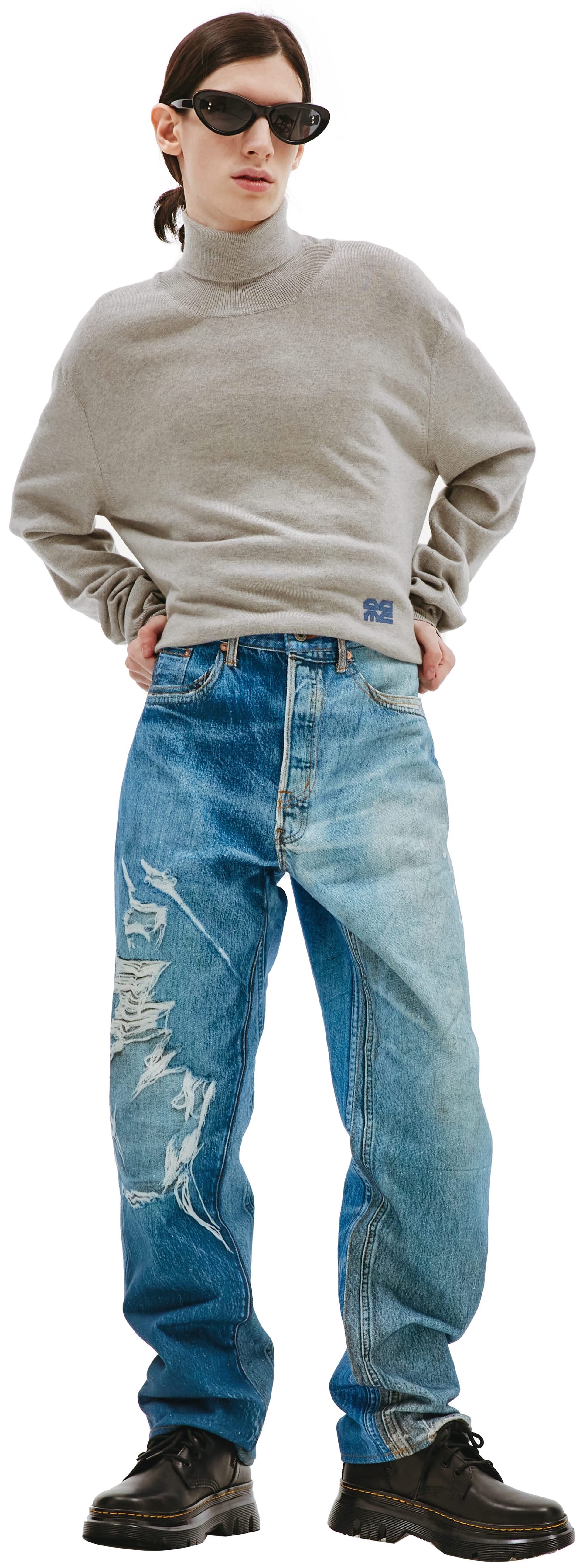 Doublet Photo Print Jeans