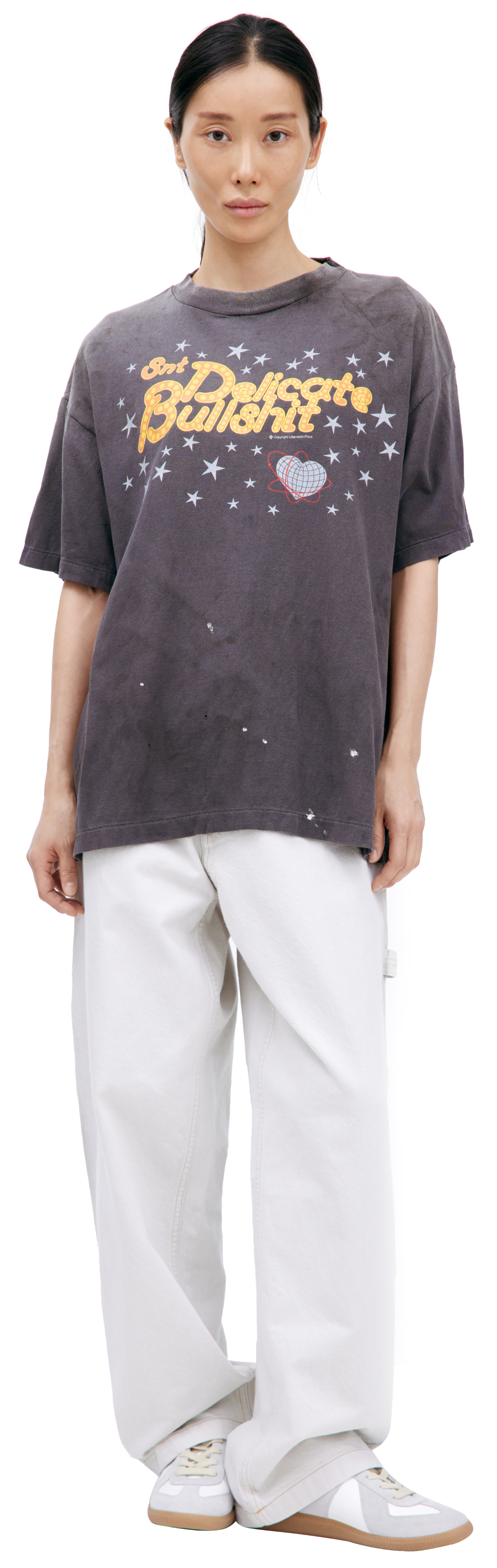 Saint Mxxxxxx Grey cotton T-shirt