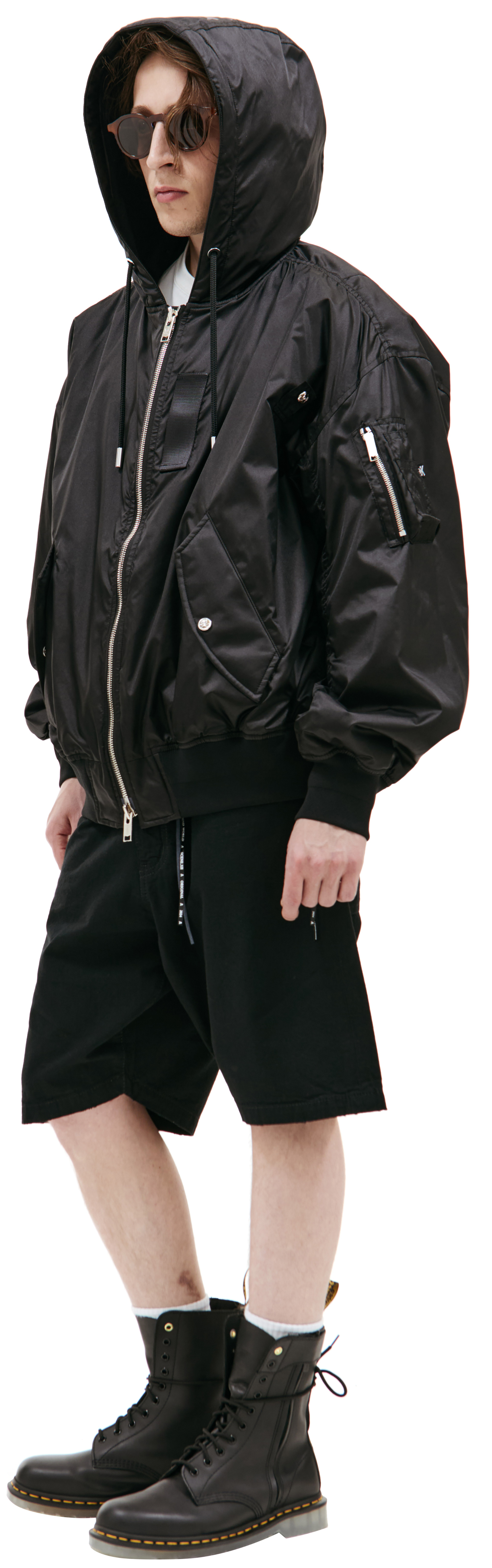 Mastermind WORLD Black hooded jacket