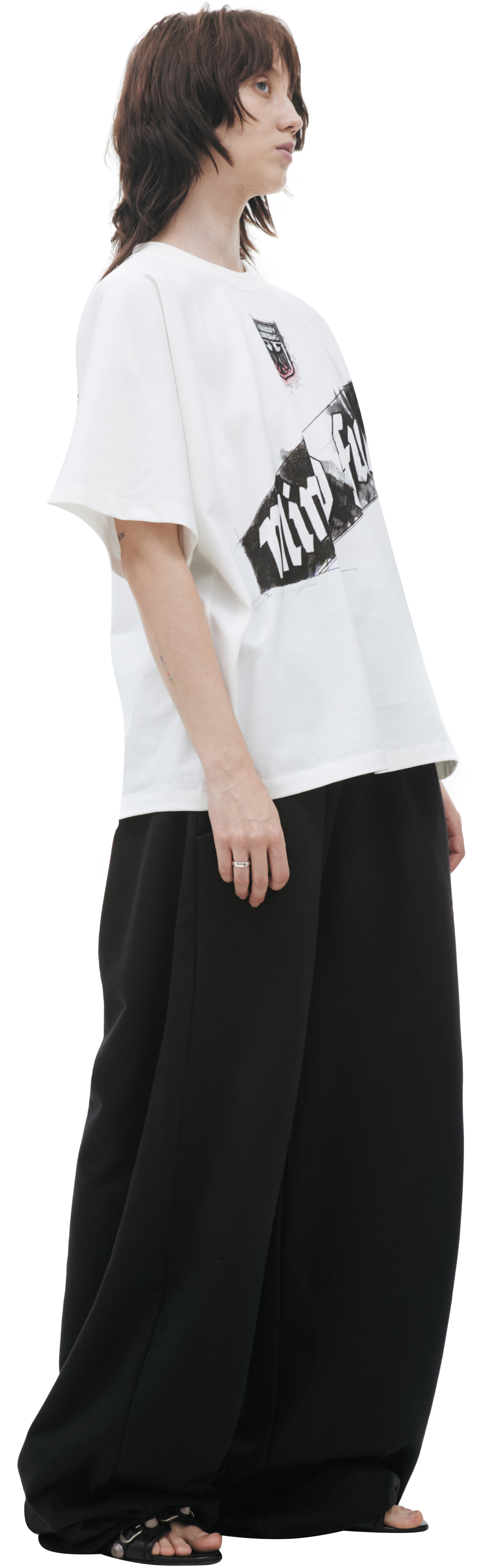 PROTOTYPES White T-shirt with a print