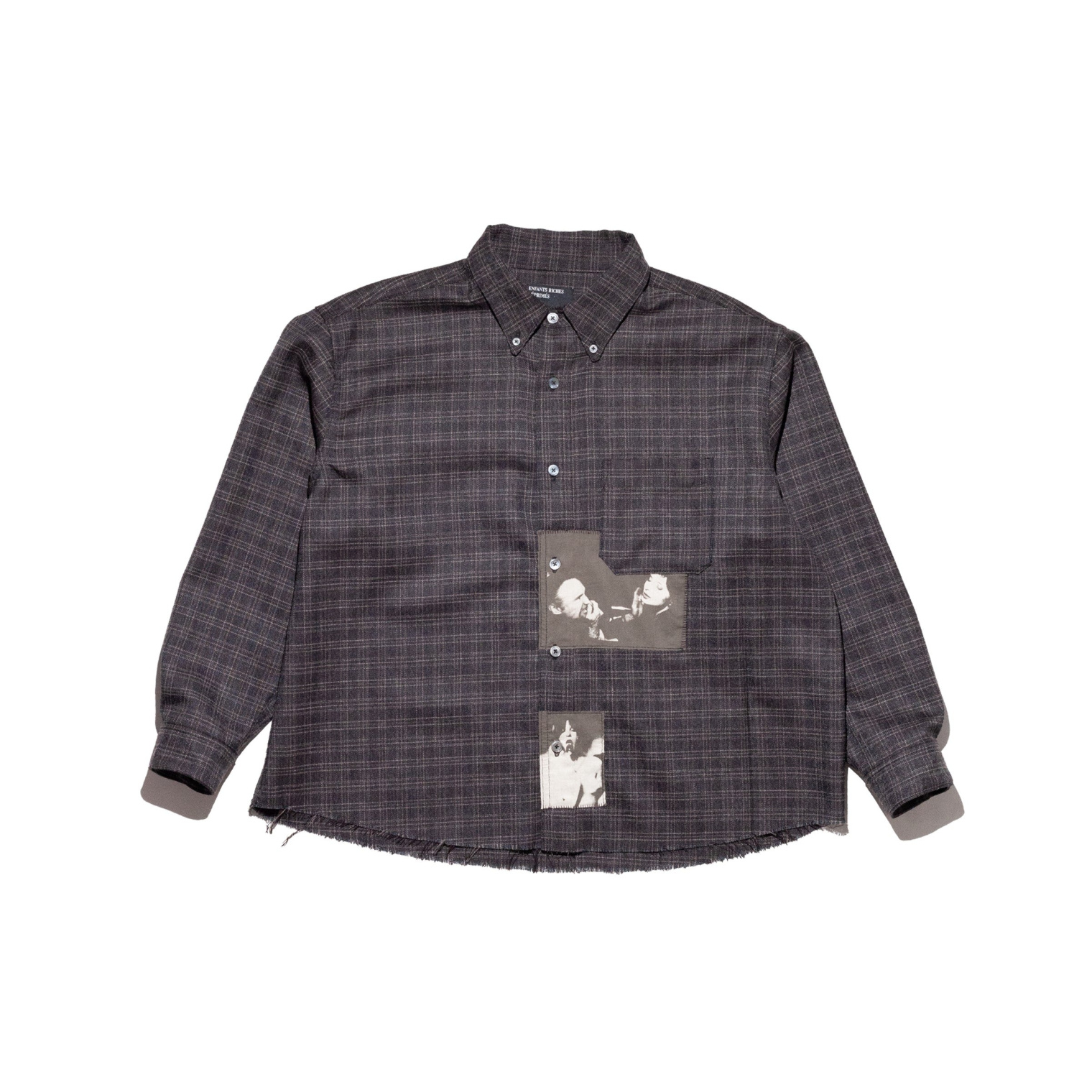 Buy Enfants Riches Déprimés men assemblage flannel for $2,250 
