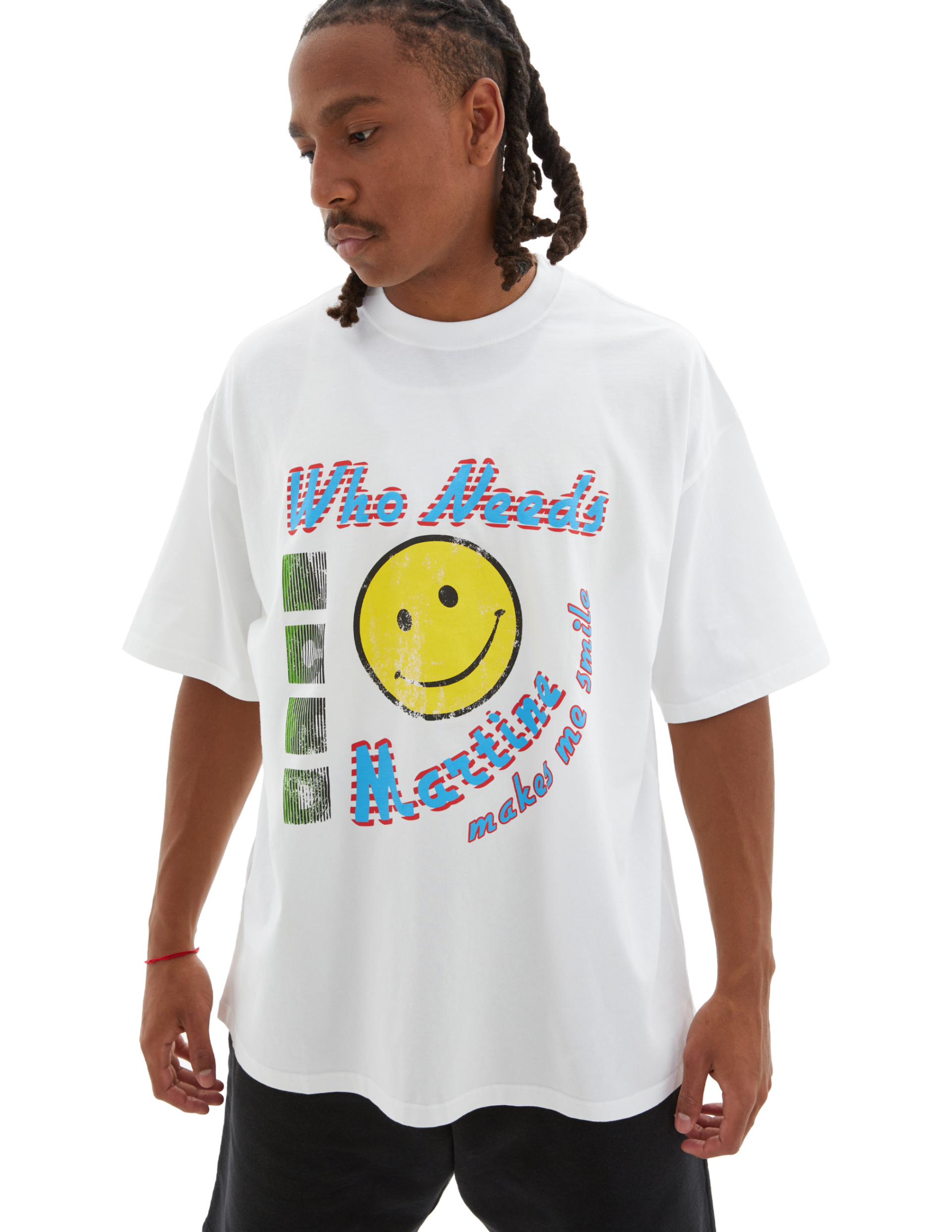 Martine Rose White print T-shirt