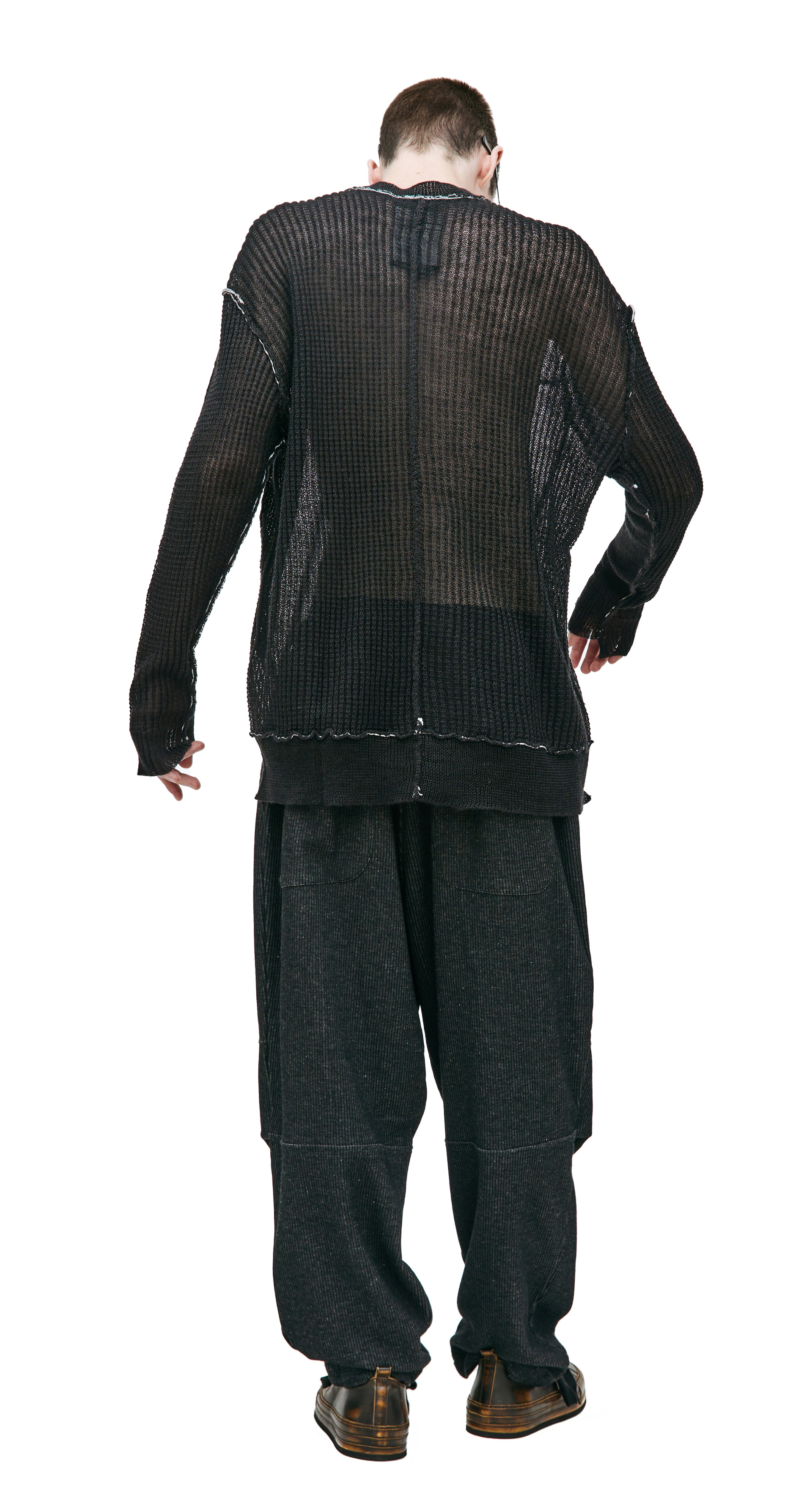 The Viridi-Anne Hard twisted yarn sweater