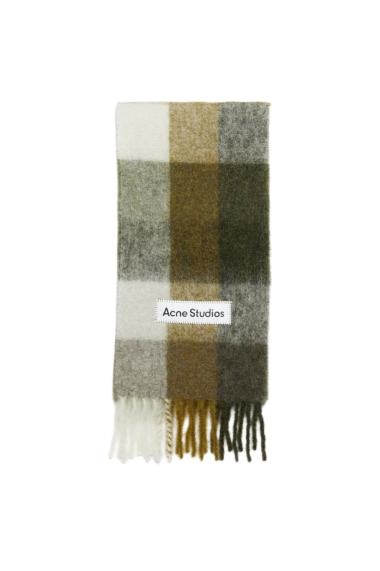 Acne Studios Mohair Checked Scarf