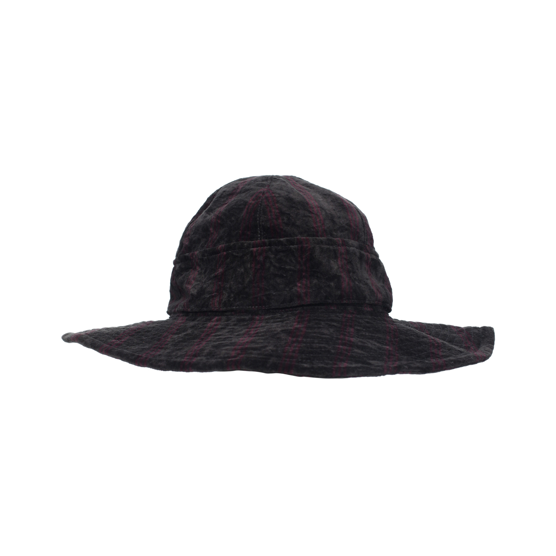 Ziggy Chen Velvet hat with stripes