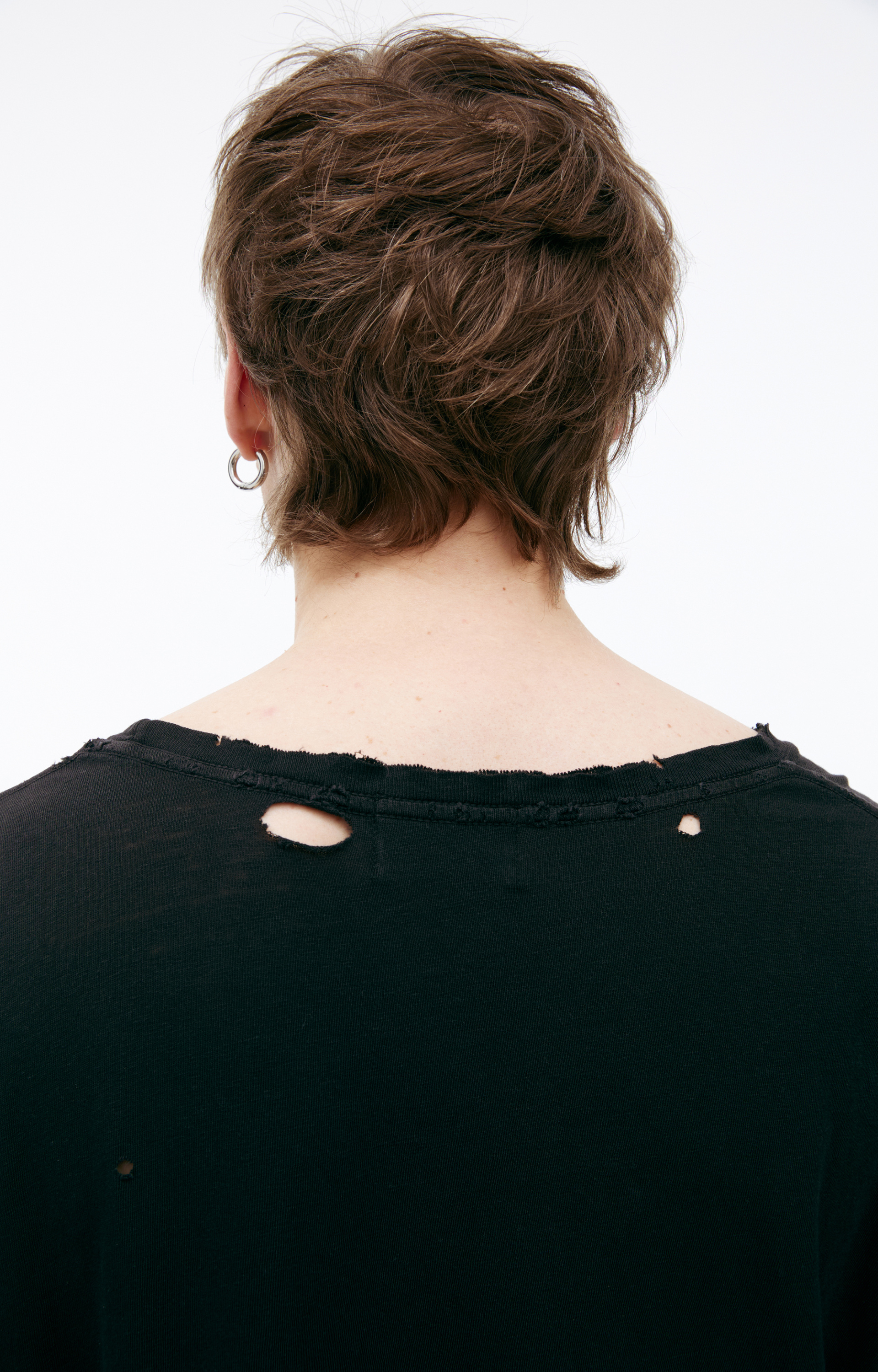 Enfants Riches Déprimés Ripped logo t-shirt