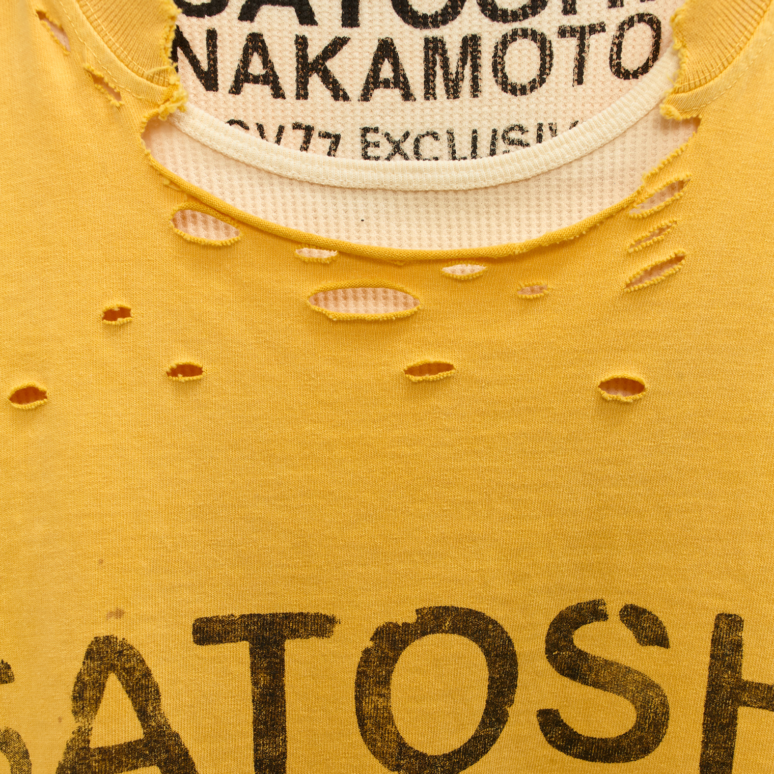 Satoshi Nakamoto Satoshi Nakamoto x SVMoscow T-shirt with Longsleeve