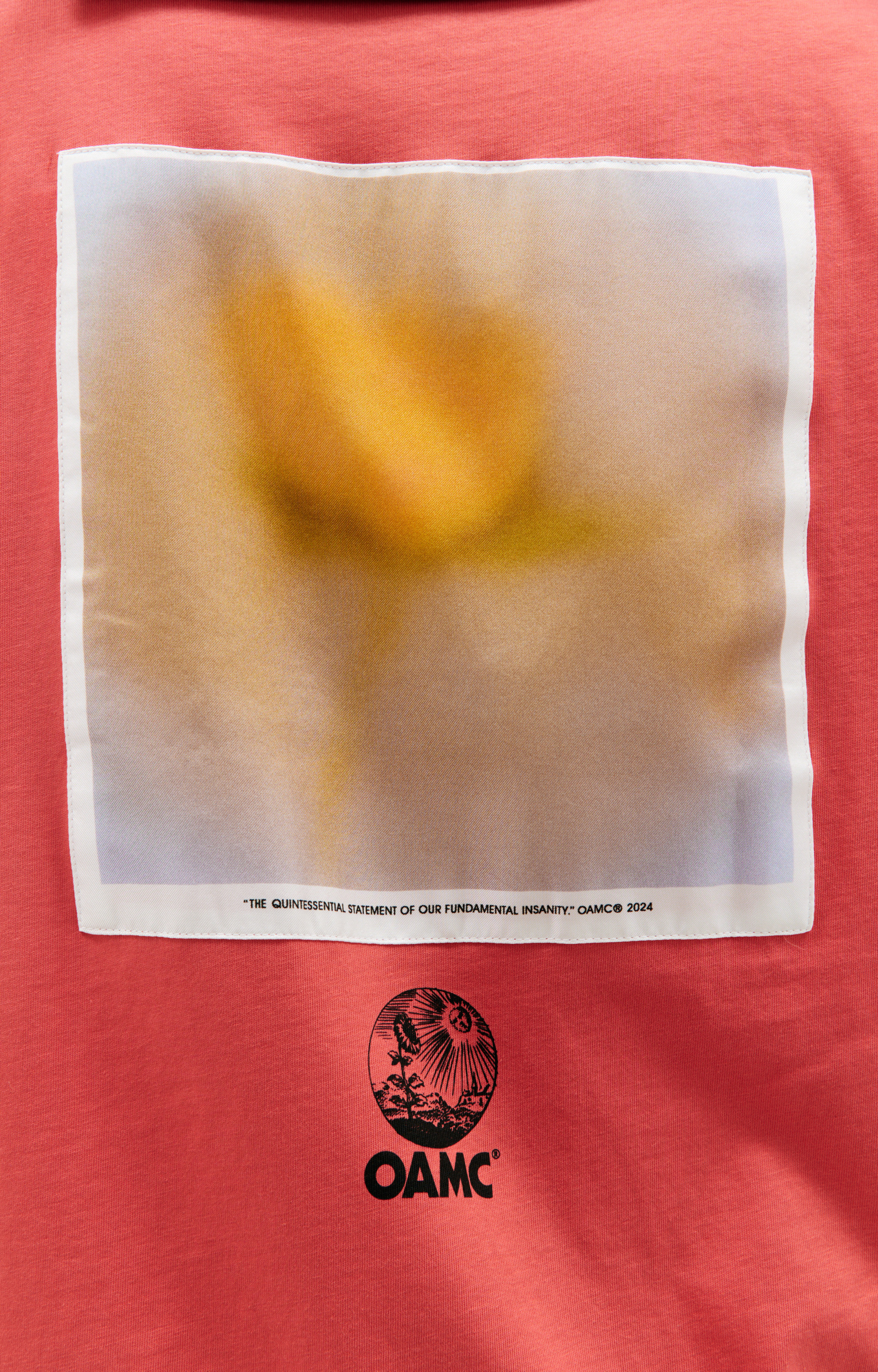OAMC Stillest t-shirt with silk patch