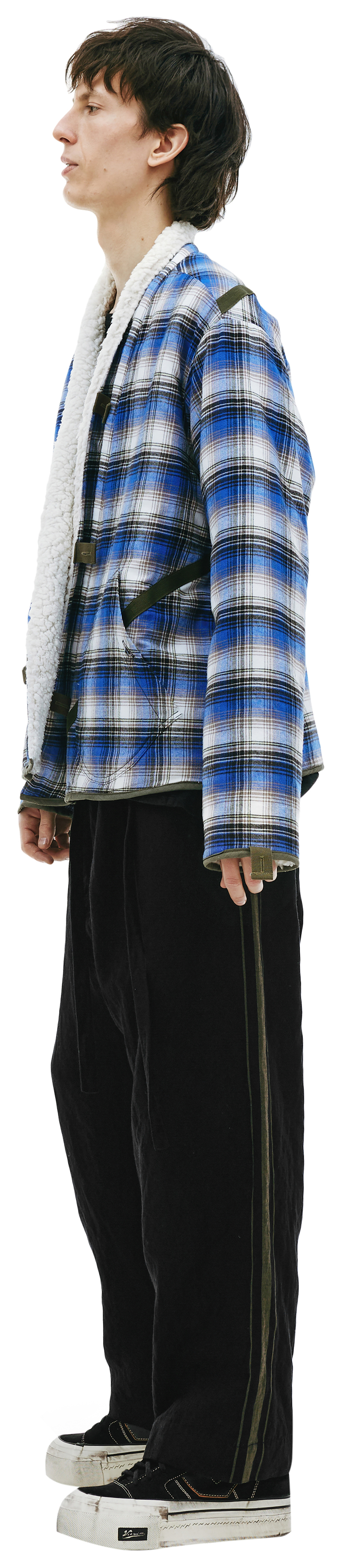 Greg Lauren Reversible checkered jacket