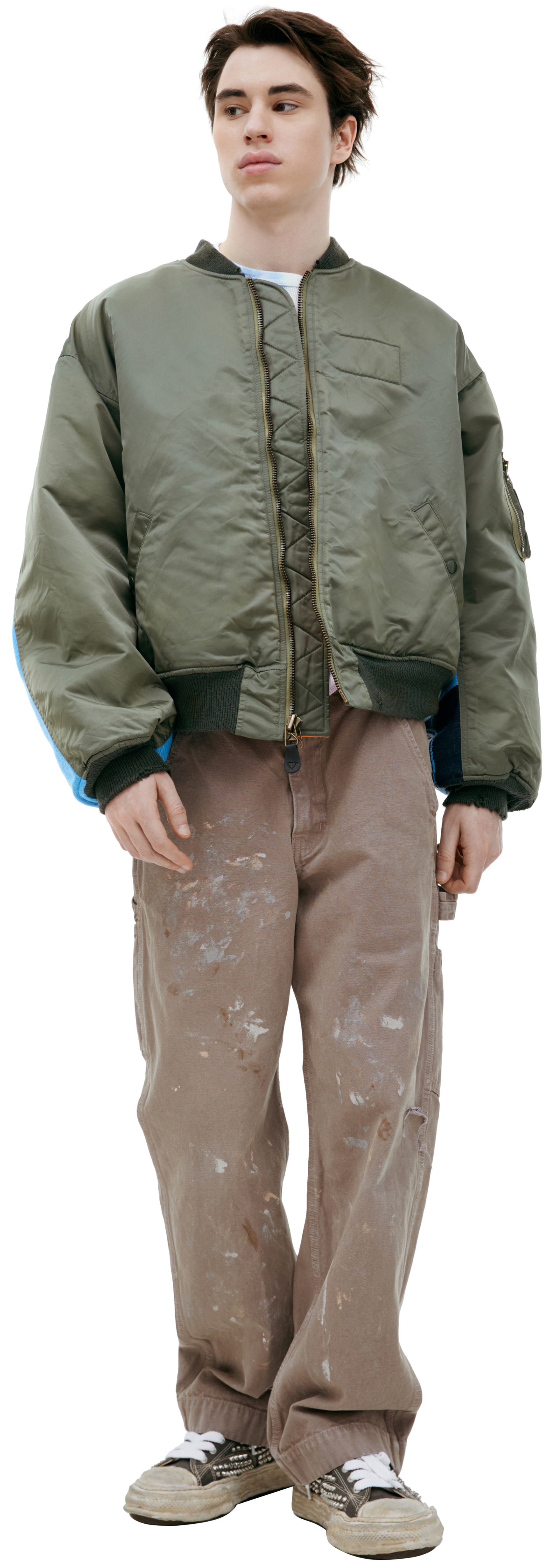 Saint Mxxxxxx Jacket with sleeve inserts