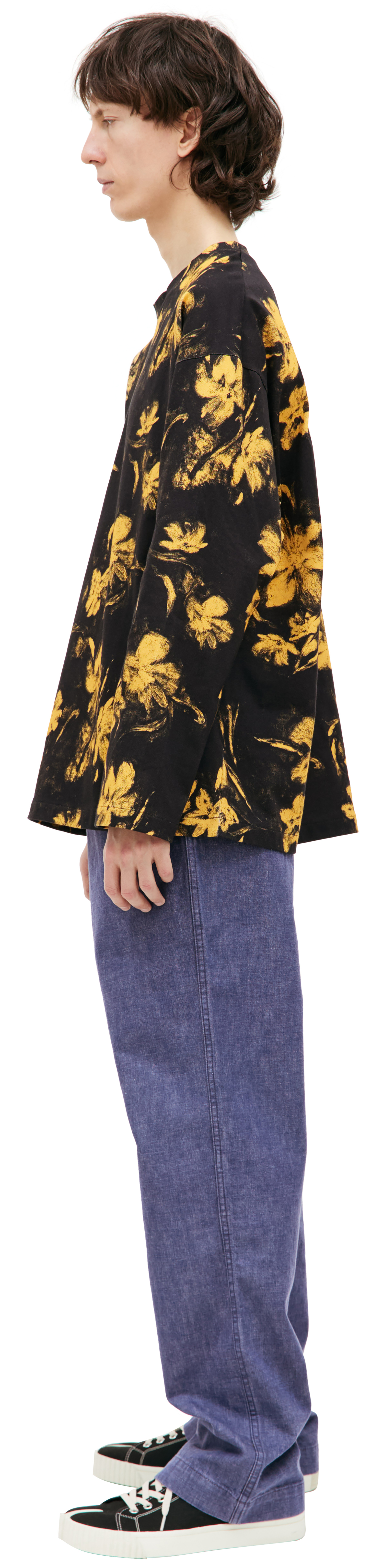 Jil Sander Floral print cotton longsleeve