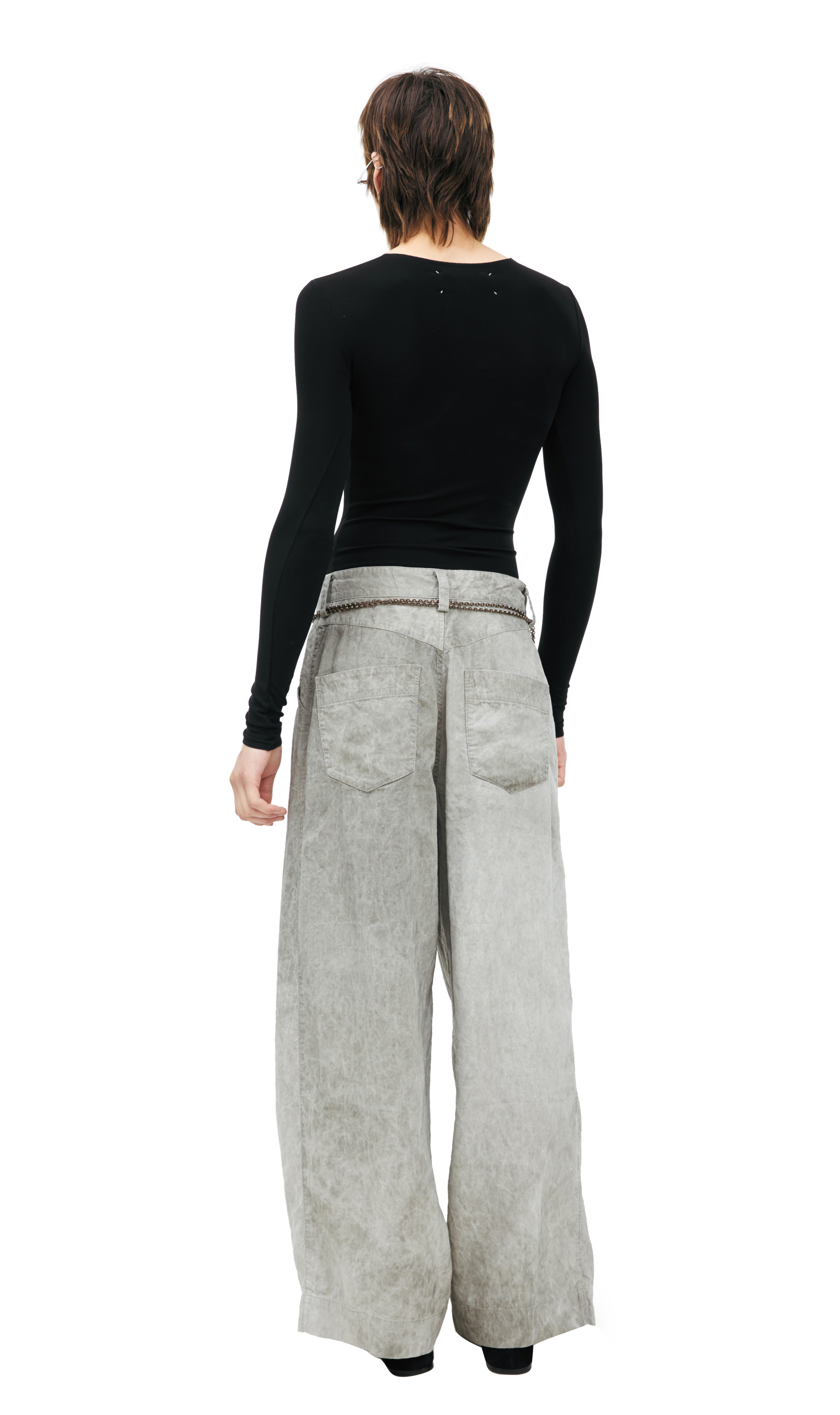 Ziggy Chen Viscose & Linen Trousers