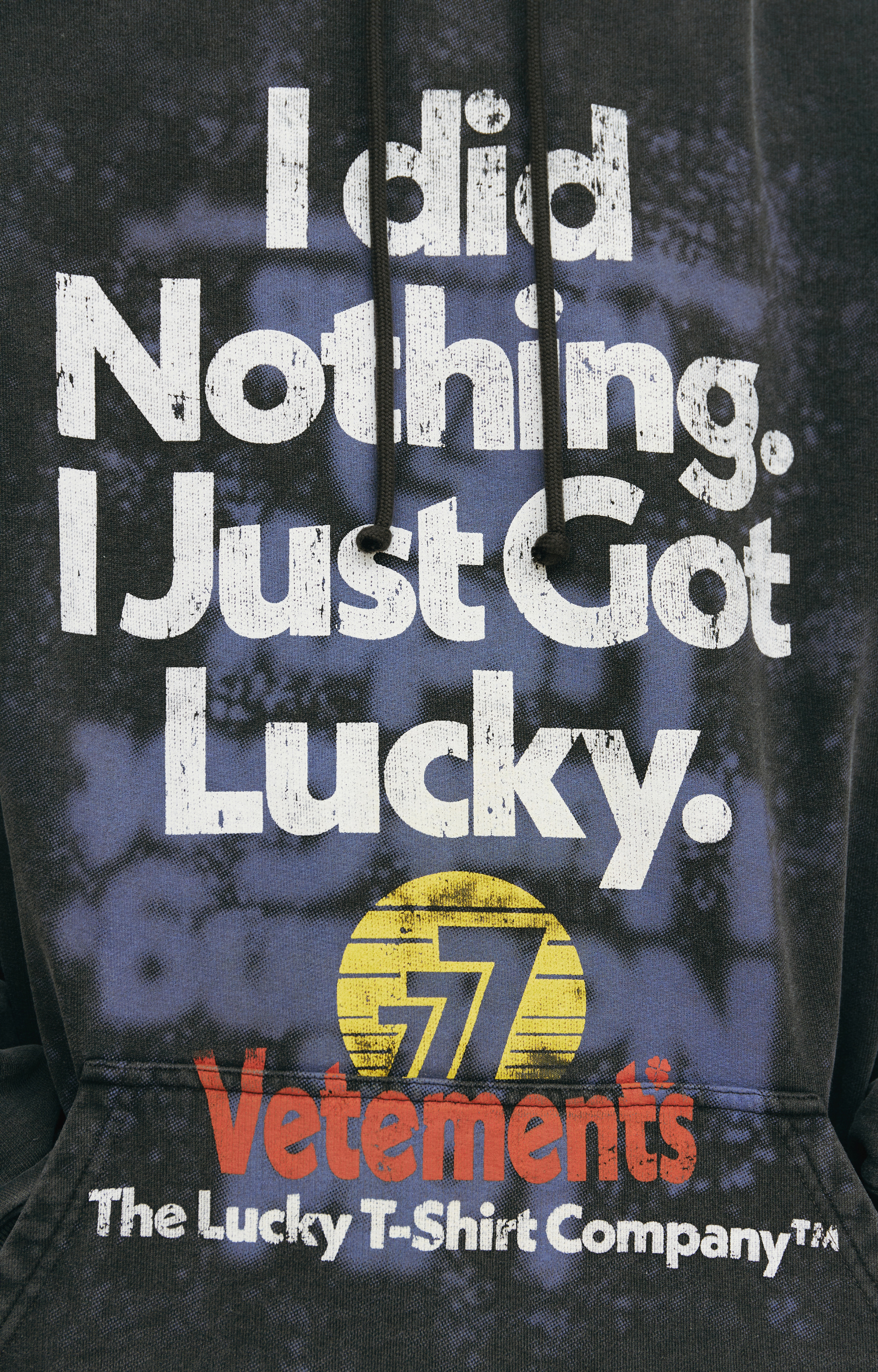 VETEMENTS Oversize printed hoodie